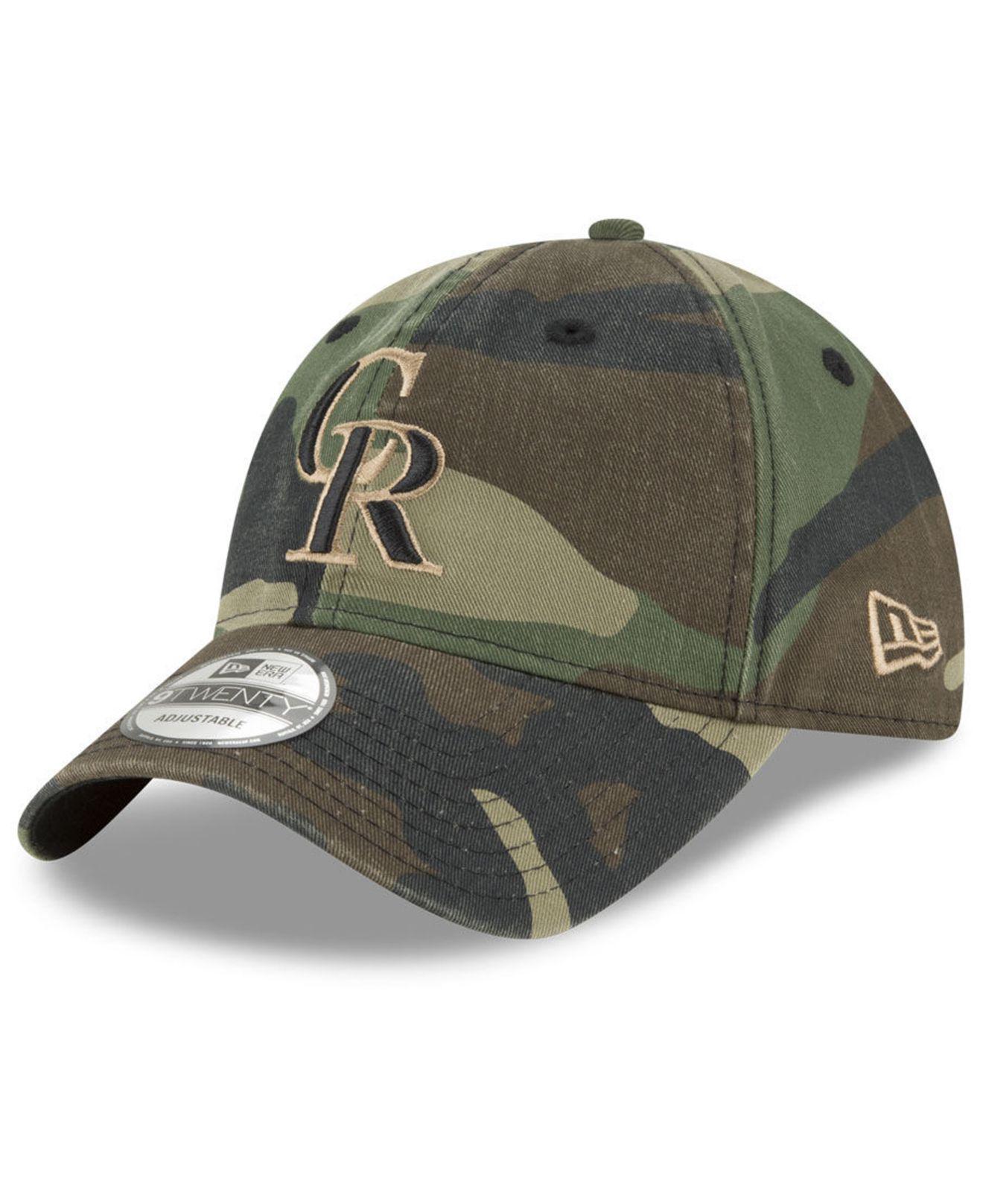 camo rockies hat