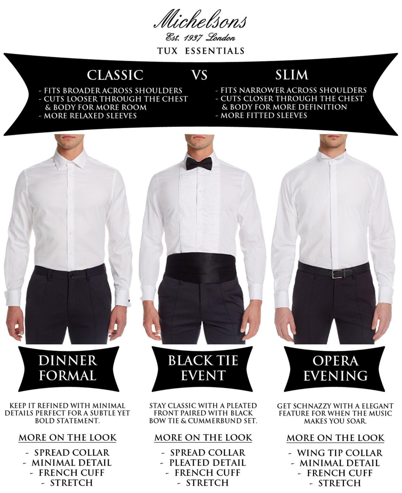 french cuff tuxedo