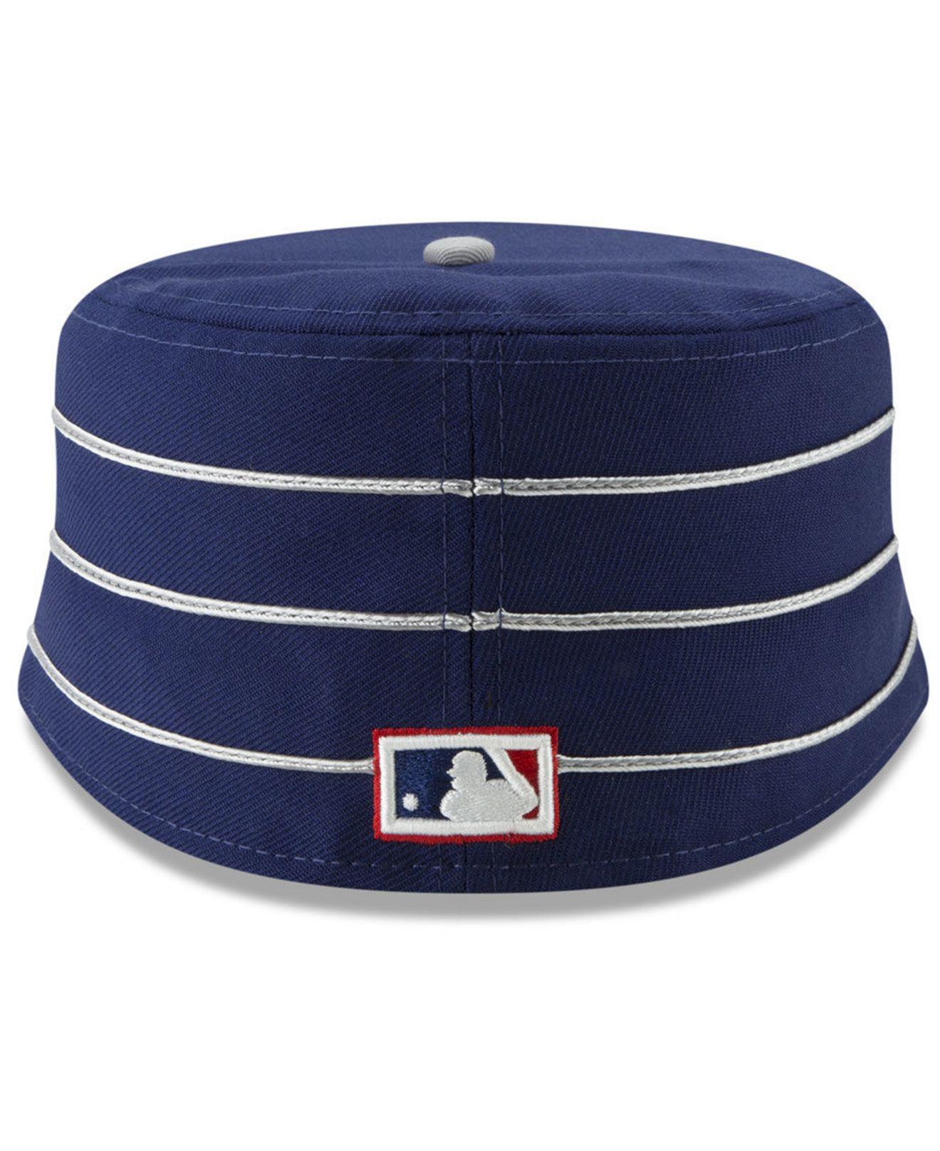 KTZ Los Angeles Dodgers Pillbox 59fifty-fitted Cap in Blue for Men