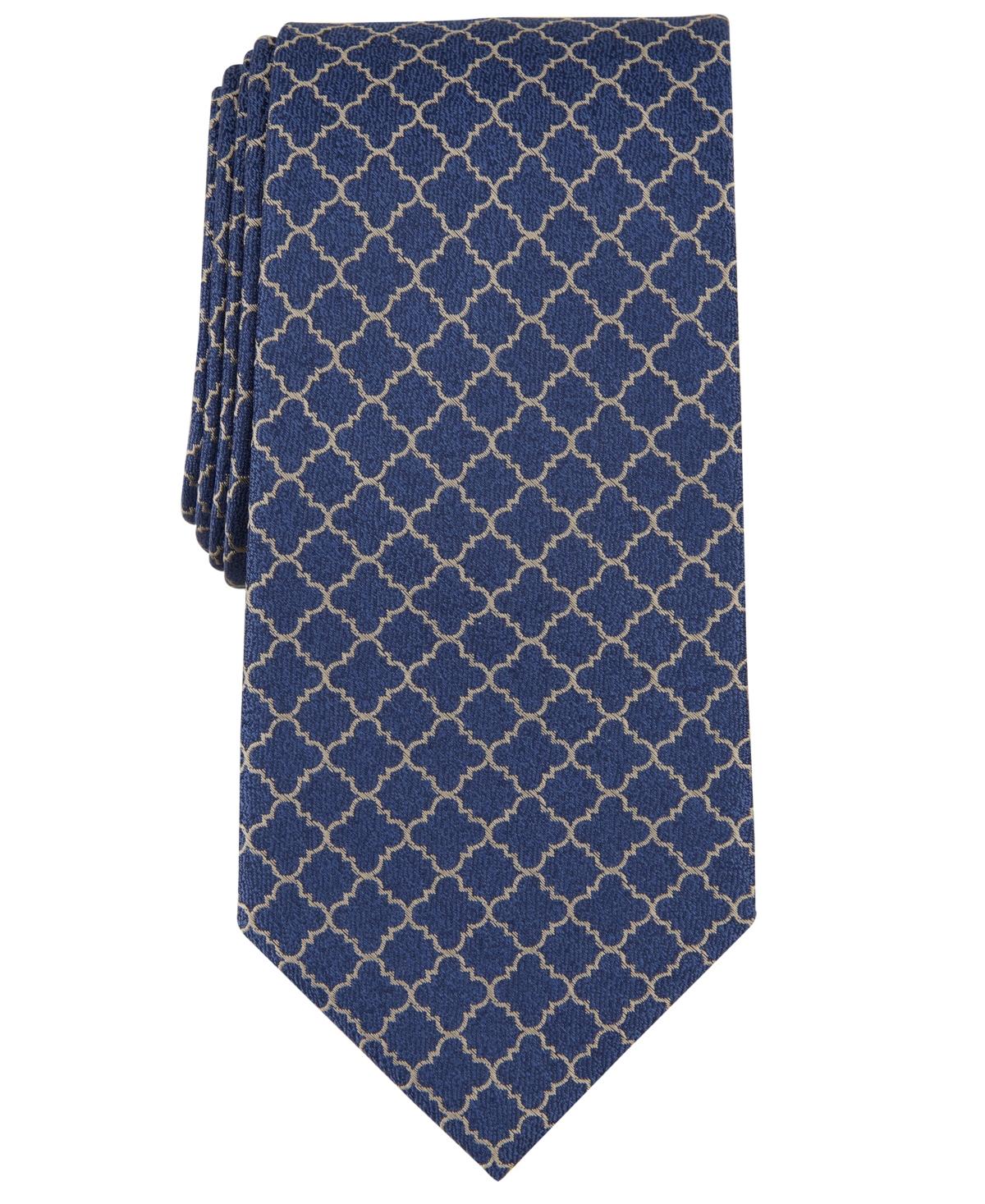 Michael Kors Connected Lattice Tie in Blue for Men Lyst