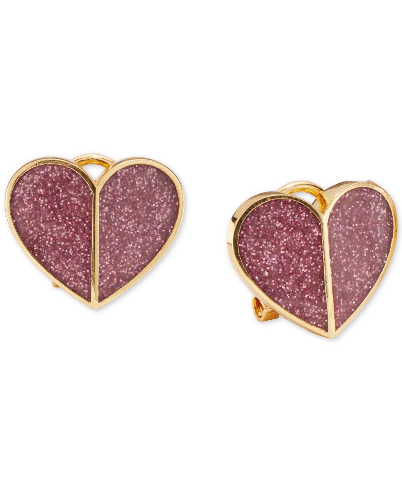kate spade glitter earrings