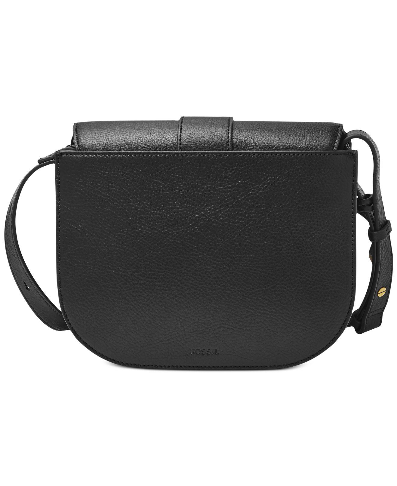 fossil black bag