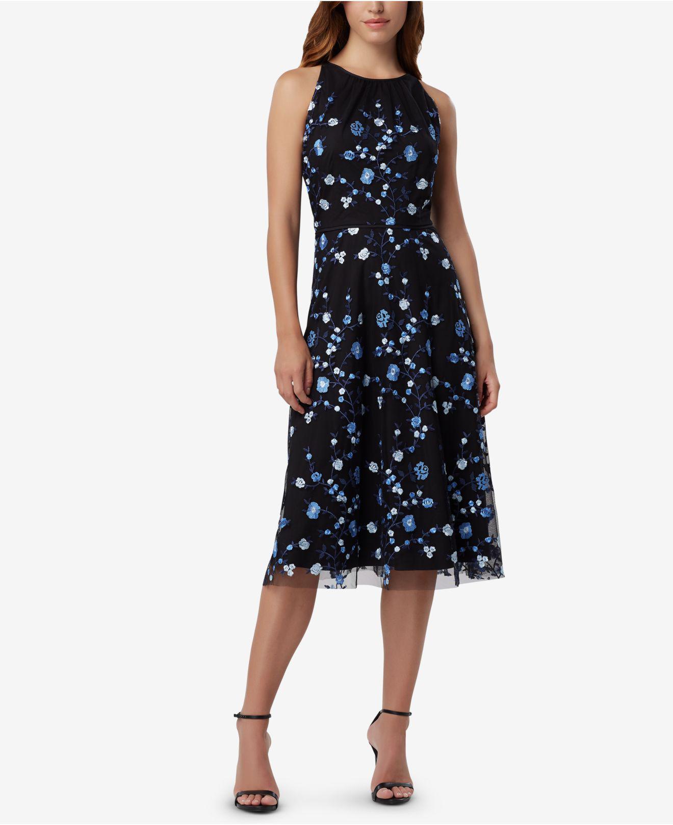 tahari midi dress