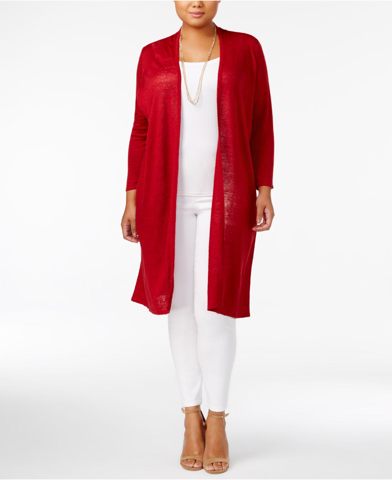 Red duster cardigan Clearance