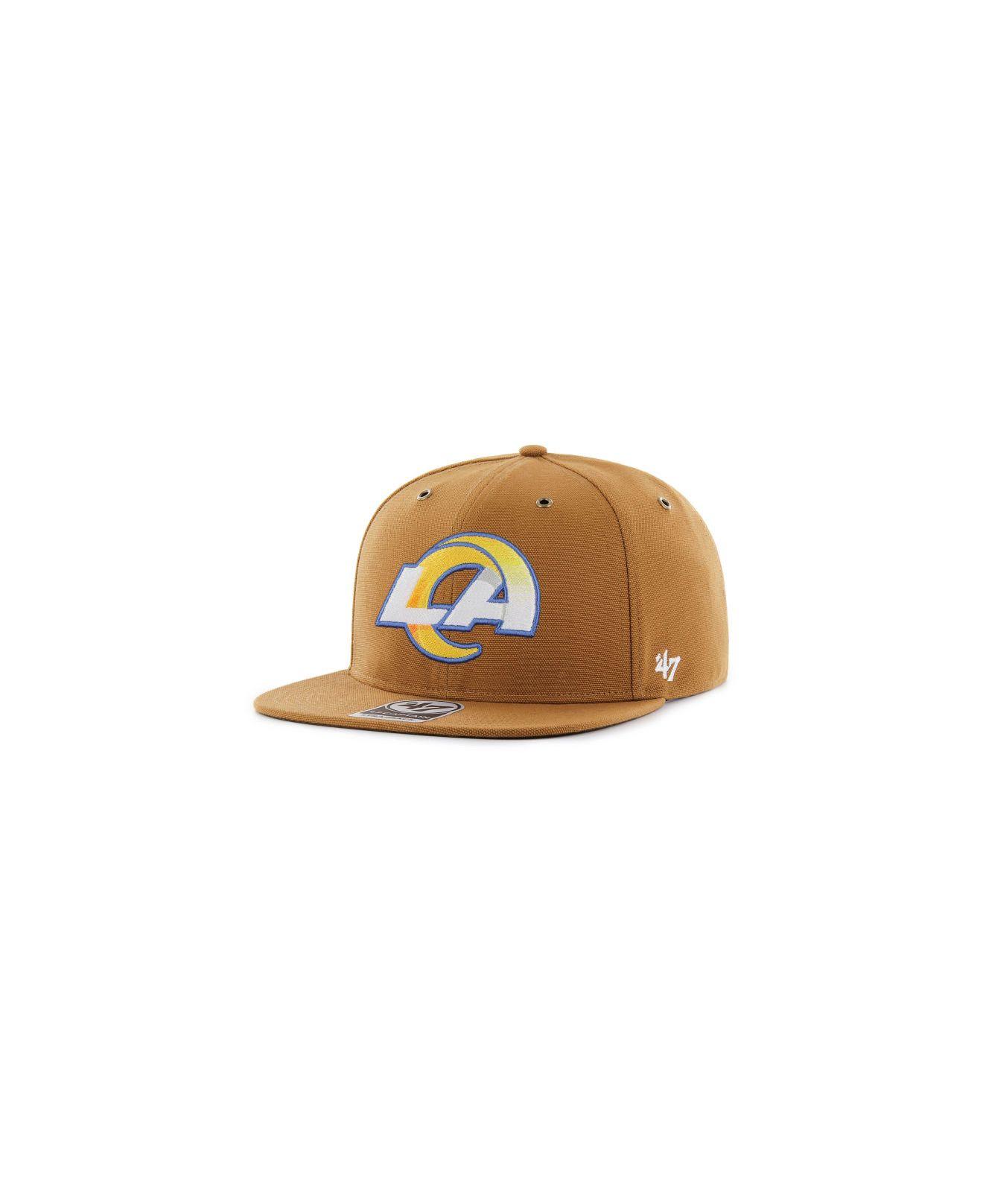 47 Brand Los Angeles Rams X Carhartt Captain Cap in Brown for Men | Lyst