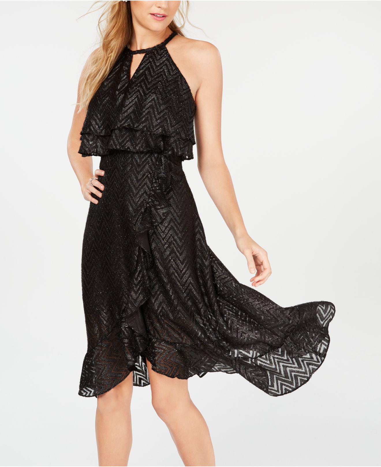 kensie ruffled popover dress