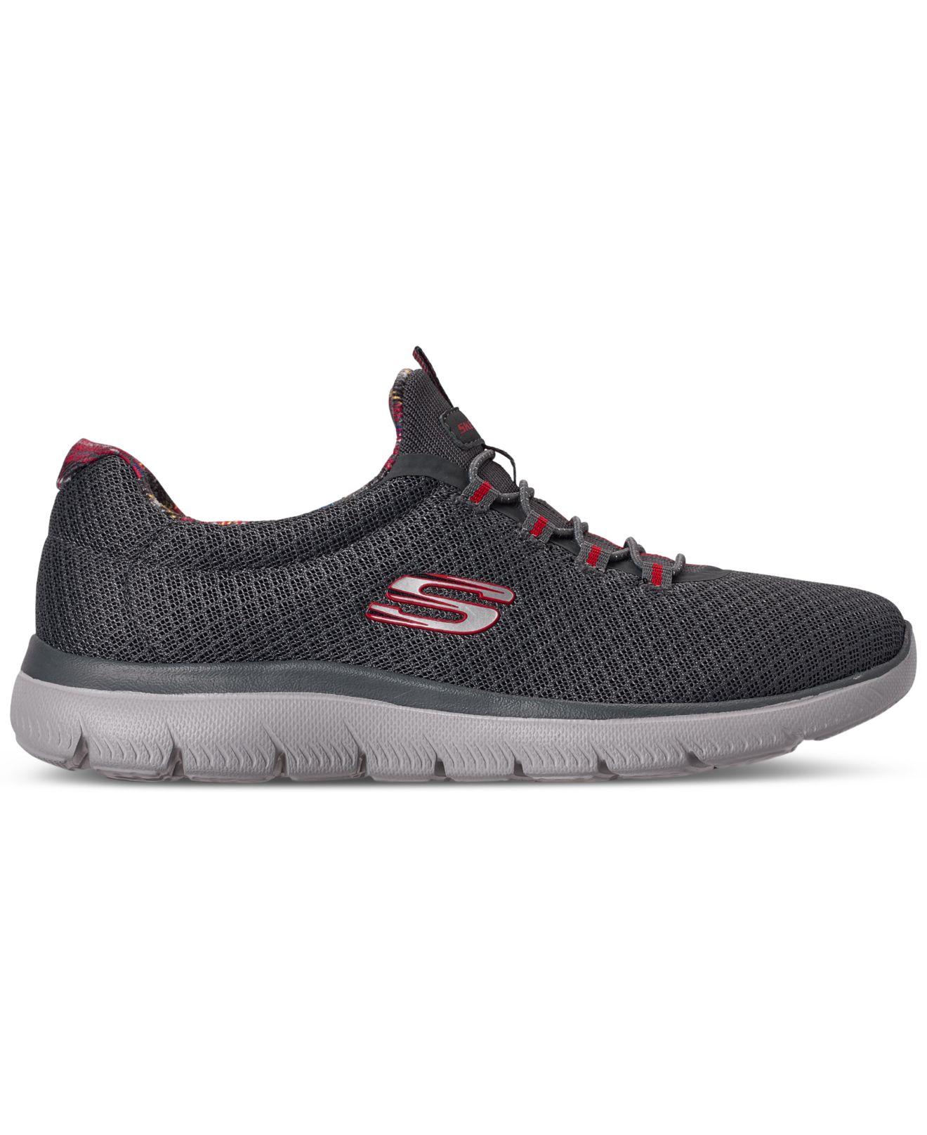 skechers women's summits wide width athletic sneakers from finish line