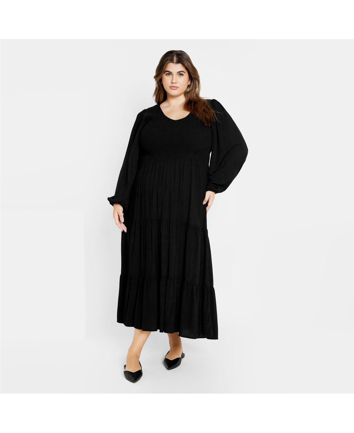 city chic casual dresses City Chic Women Plus Size Lila Maxi Dress, Fall Floral, 14 at Amazon  Women's Clothing store