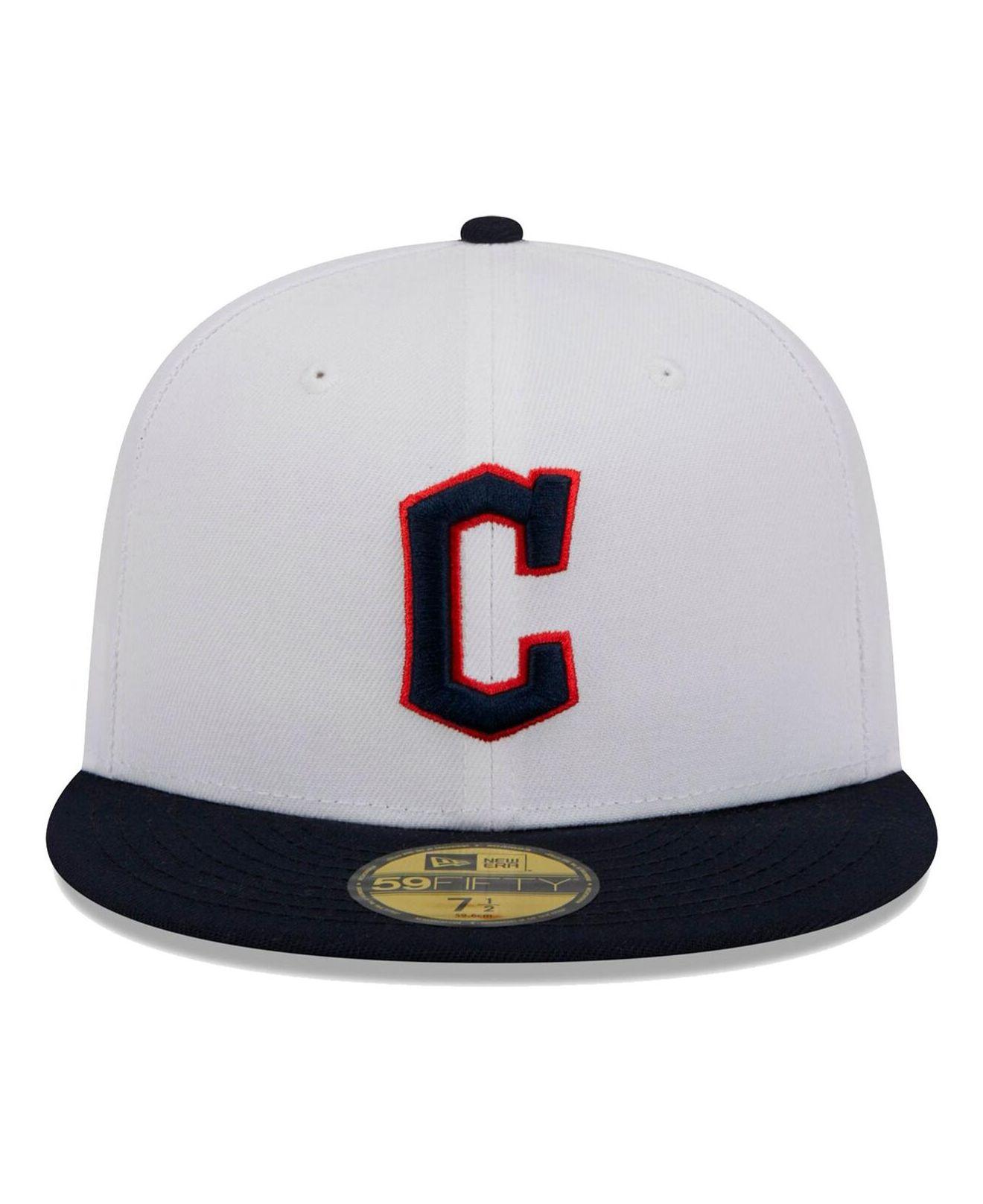 Cleveland Guardians New Era Primary Logo 59FIFTY Fitted Hat - Navy