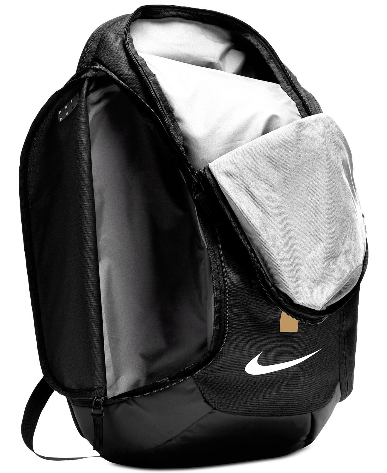Nike Synthetic Hoops Elite Pro Basketball Backpack in Black/Metallic Gold ( Black) for Men | Lyst
