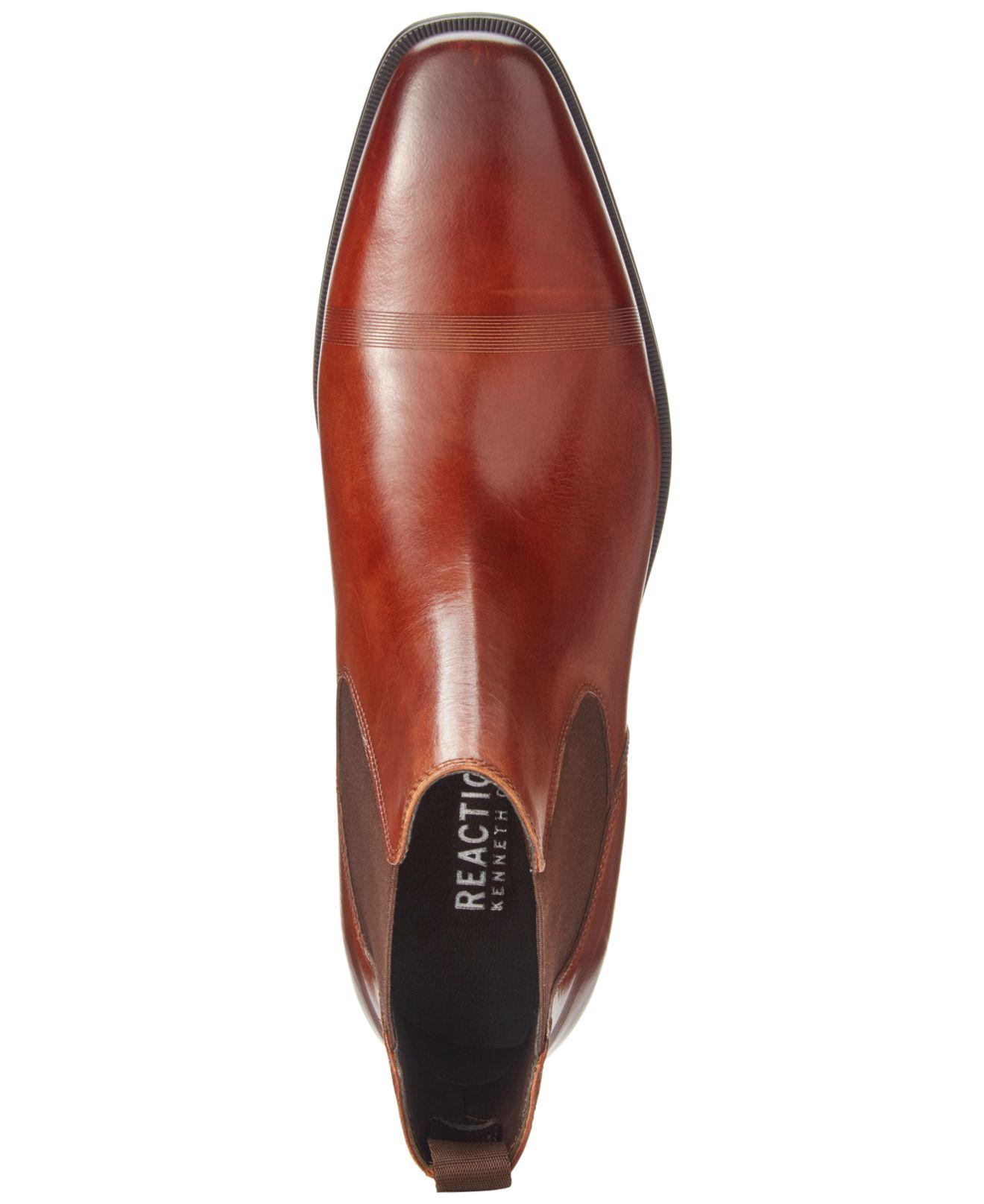 kenneth cole reaction men's pure leather boots