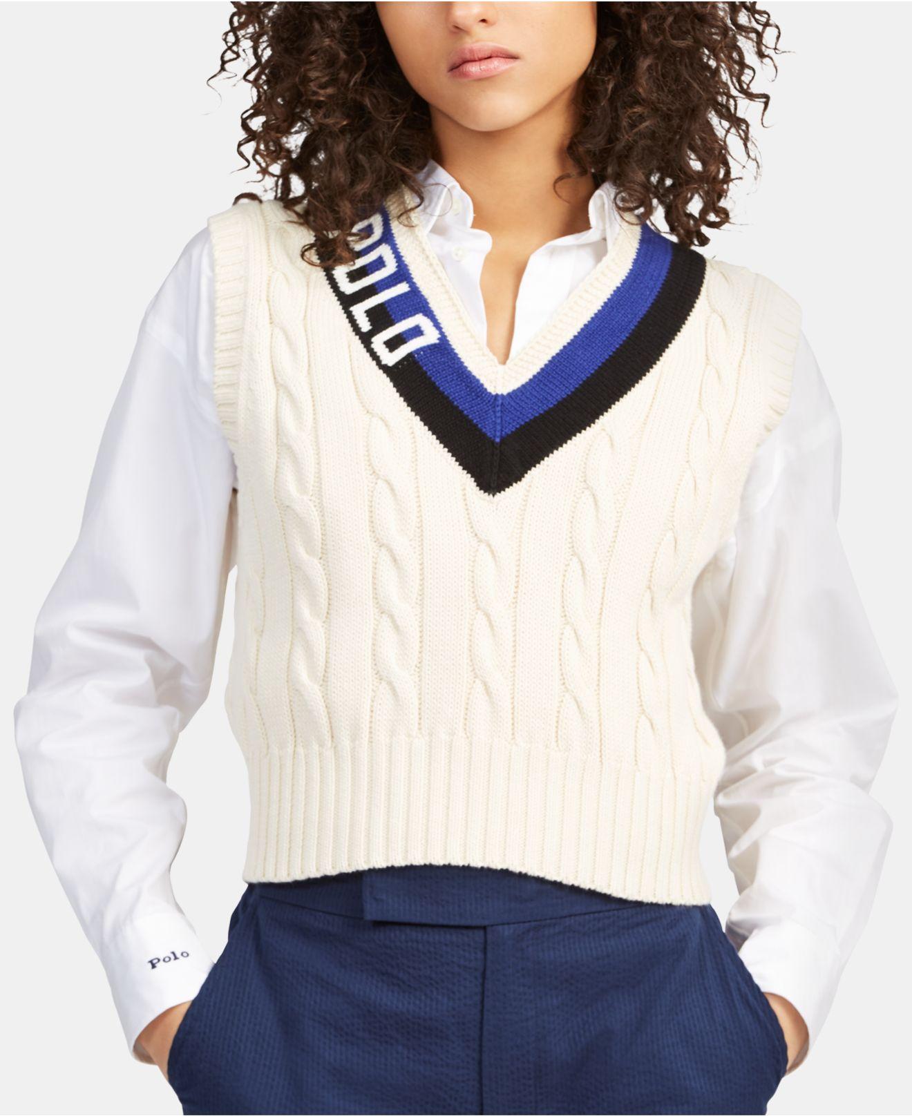 ralph lauren cricket vest