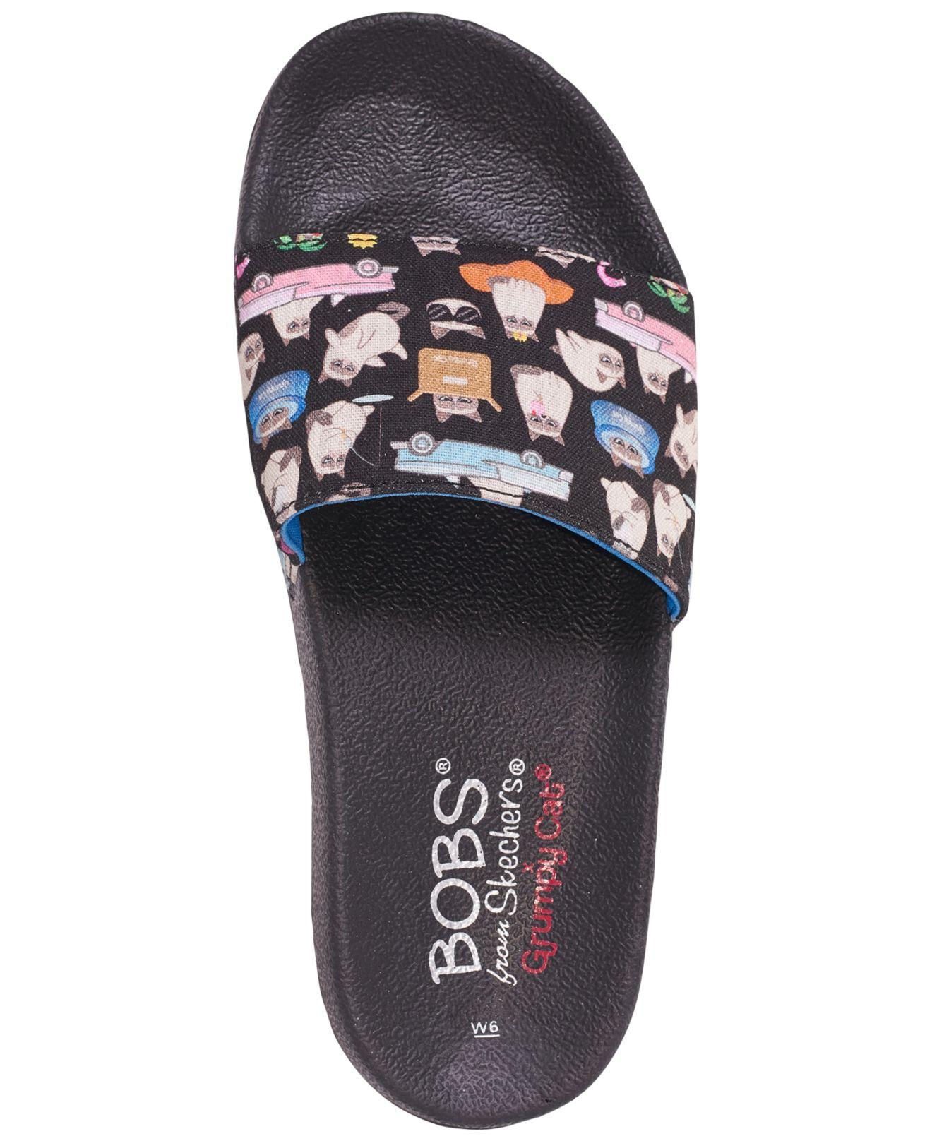 Skechers Rubber Bobs Pop Ups Blahcation Bobs For Dogs And Cats Slide