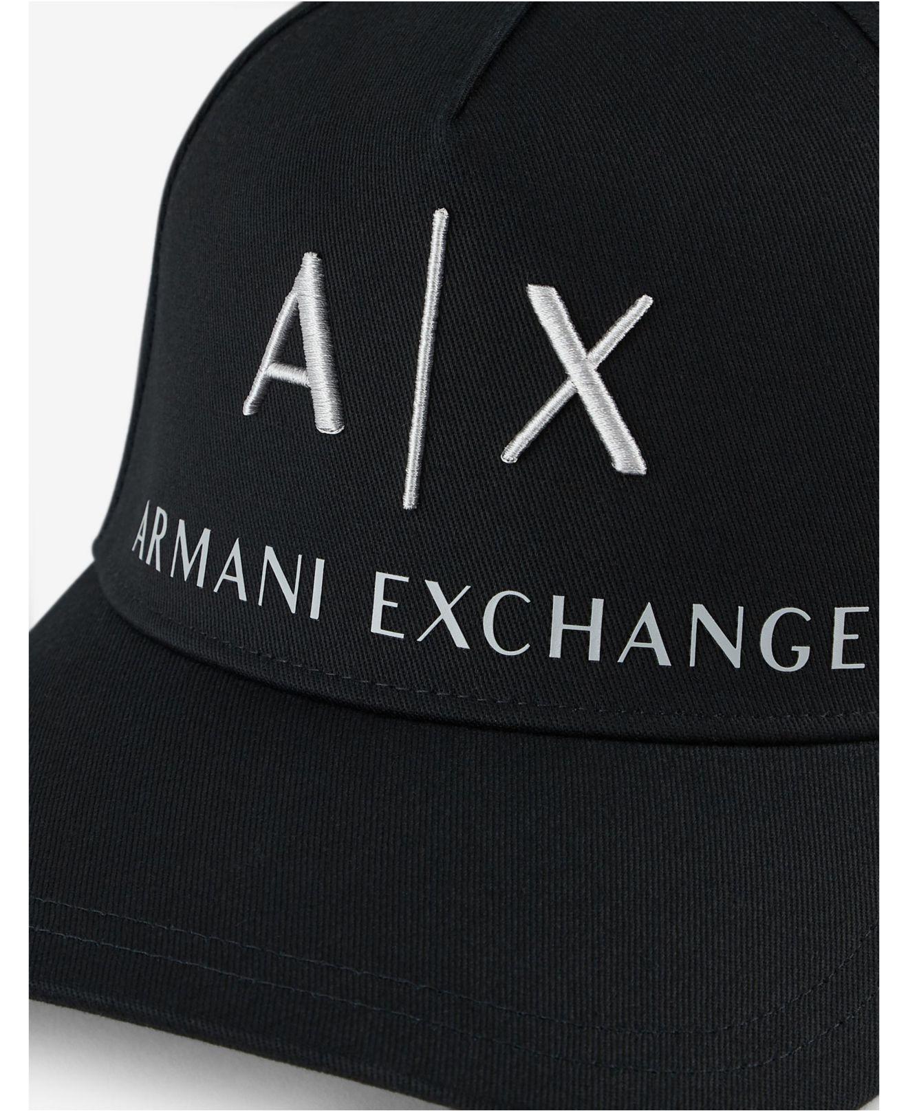 armani exchange cap black