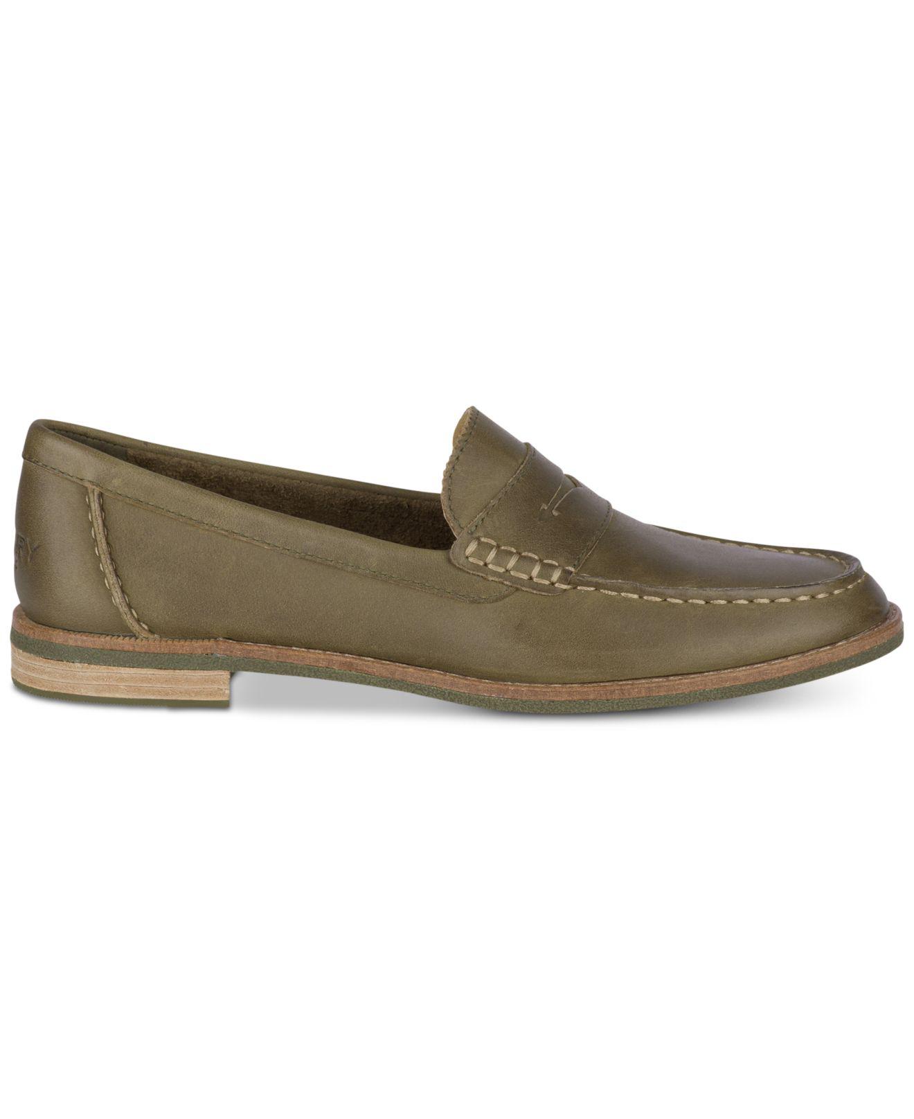 sperry olive green