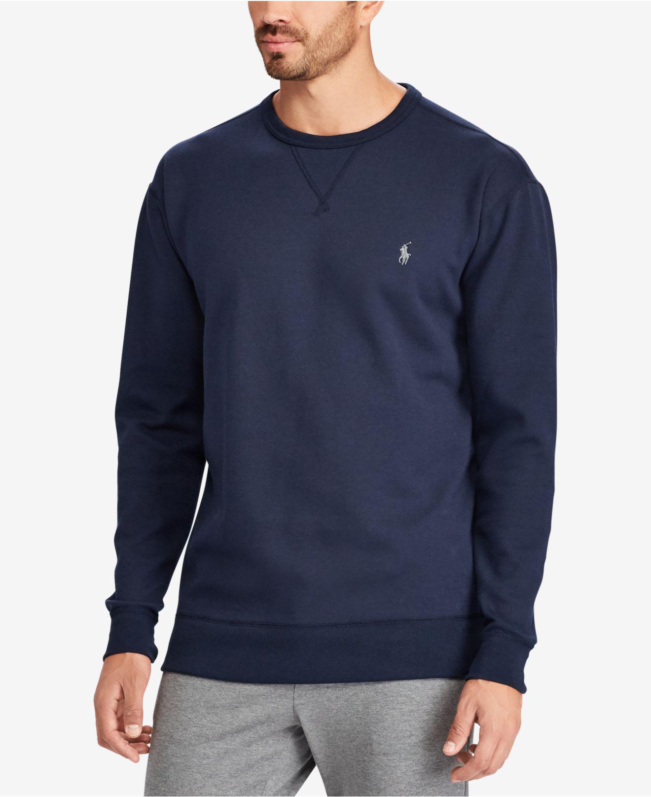 ralph lauren double knit sweatshirt