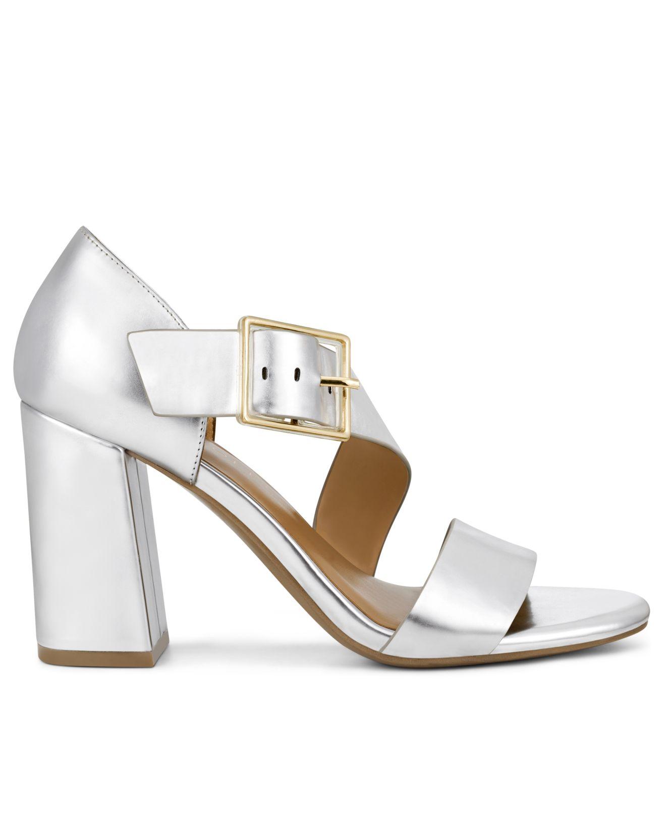 aerosoles metallic sandals