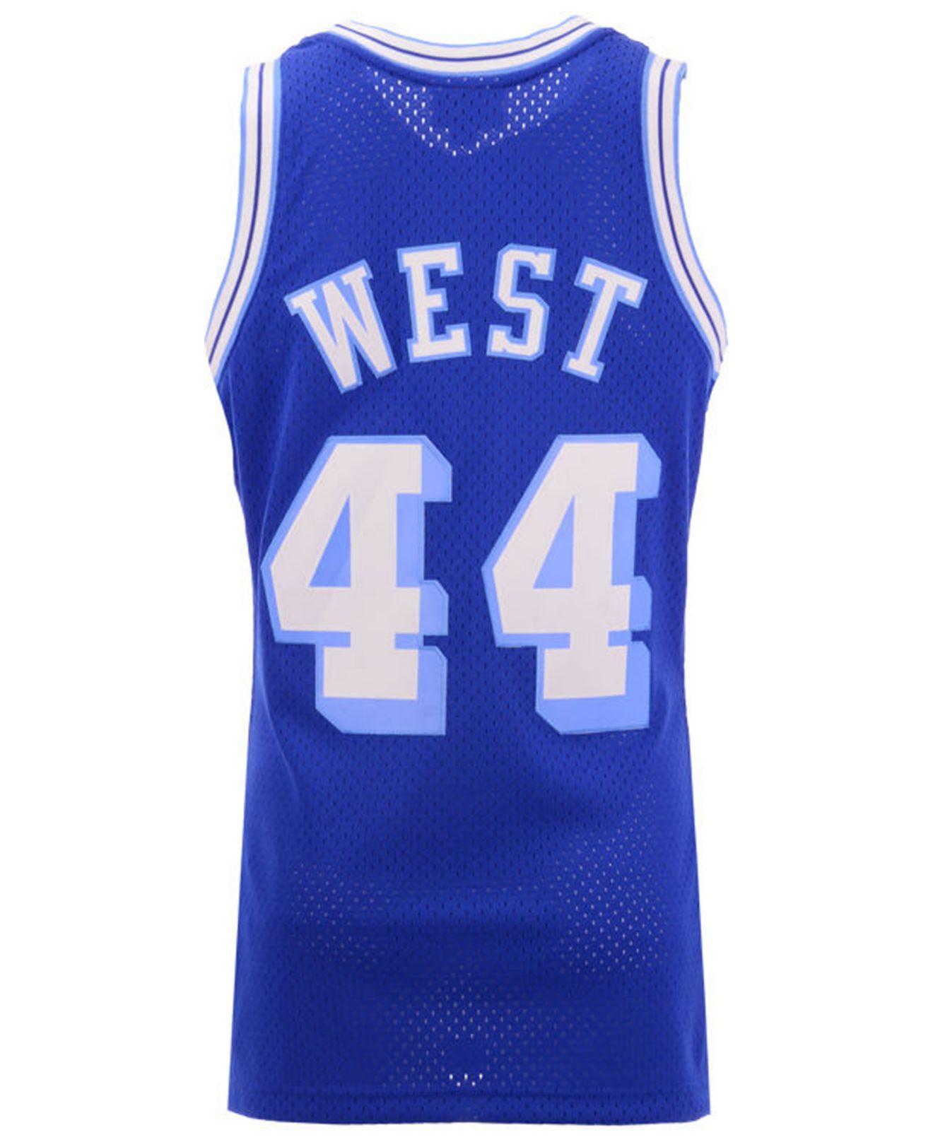 jerry west mitchell and ness jersey