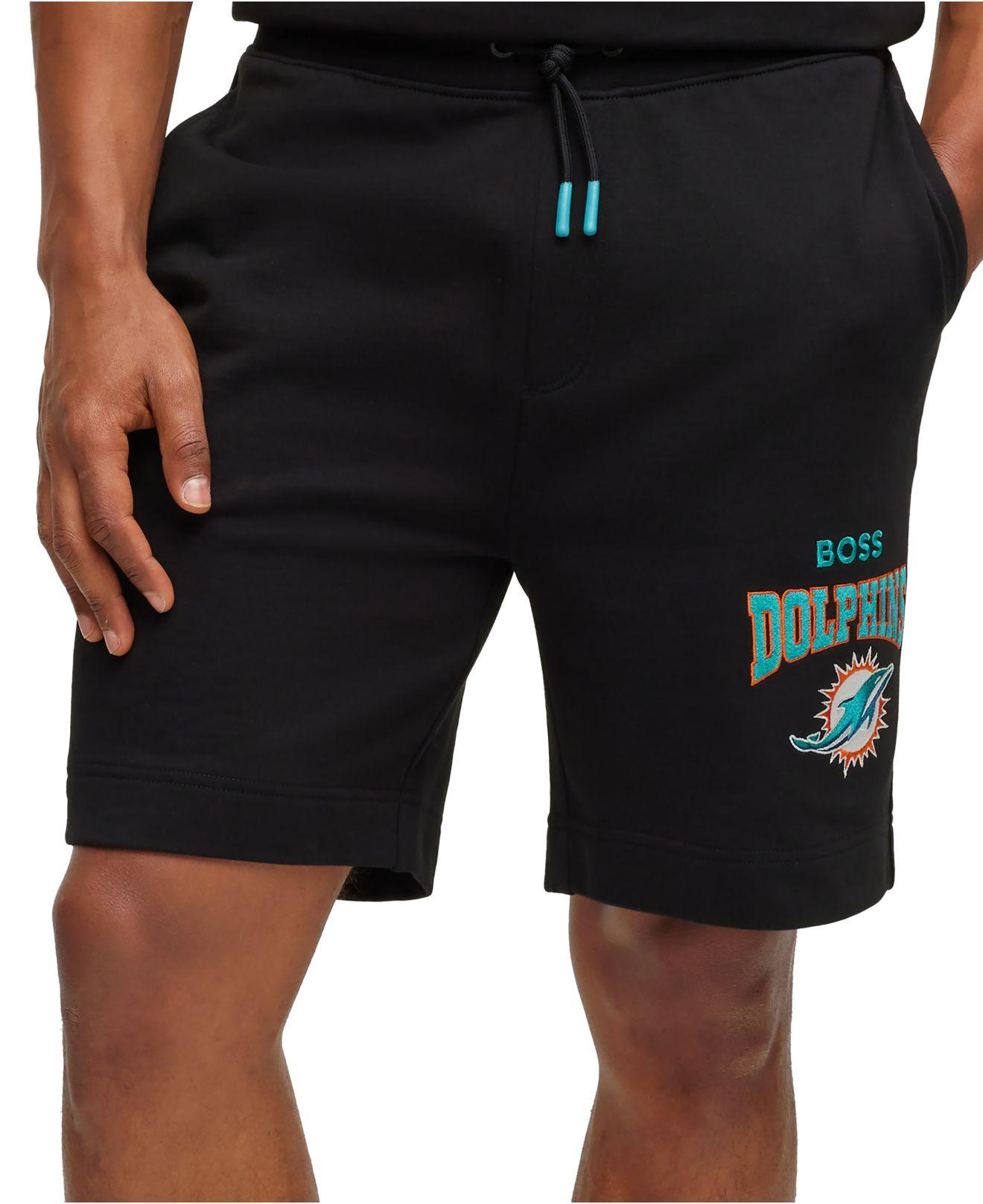 BOSS by HUGO BOSS Miami Dolphins Shorts in Black for Men | Lyst