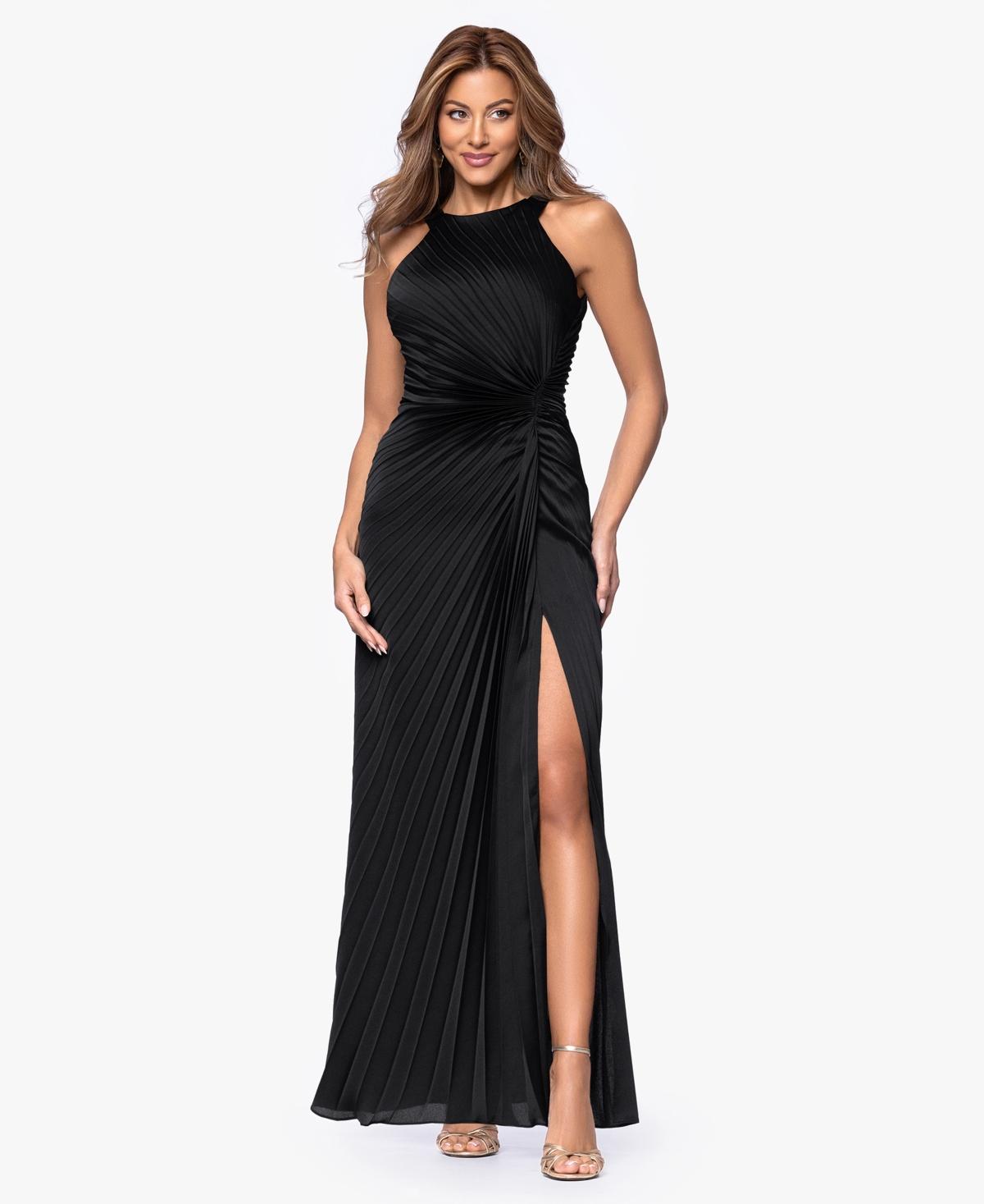 xscape sleeveless midi dress Cocktail Dress Xscape Sleeveless Midi Dress XSCAPE Women's Cocktail Dress  Size Black Floral Print Satin High