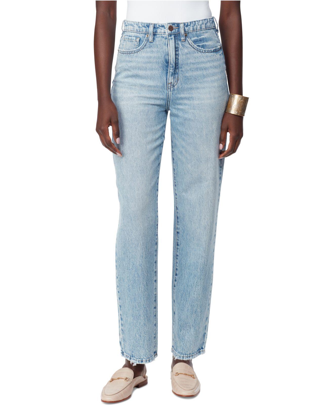 Sam Edelman High-rise Classic Straight-leg Jeans in Blue | Lyst Canada