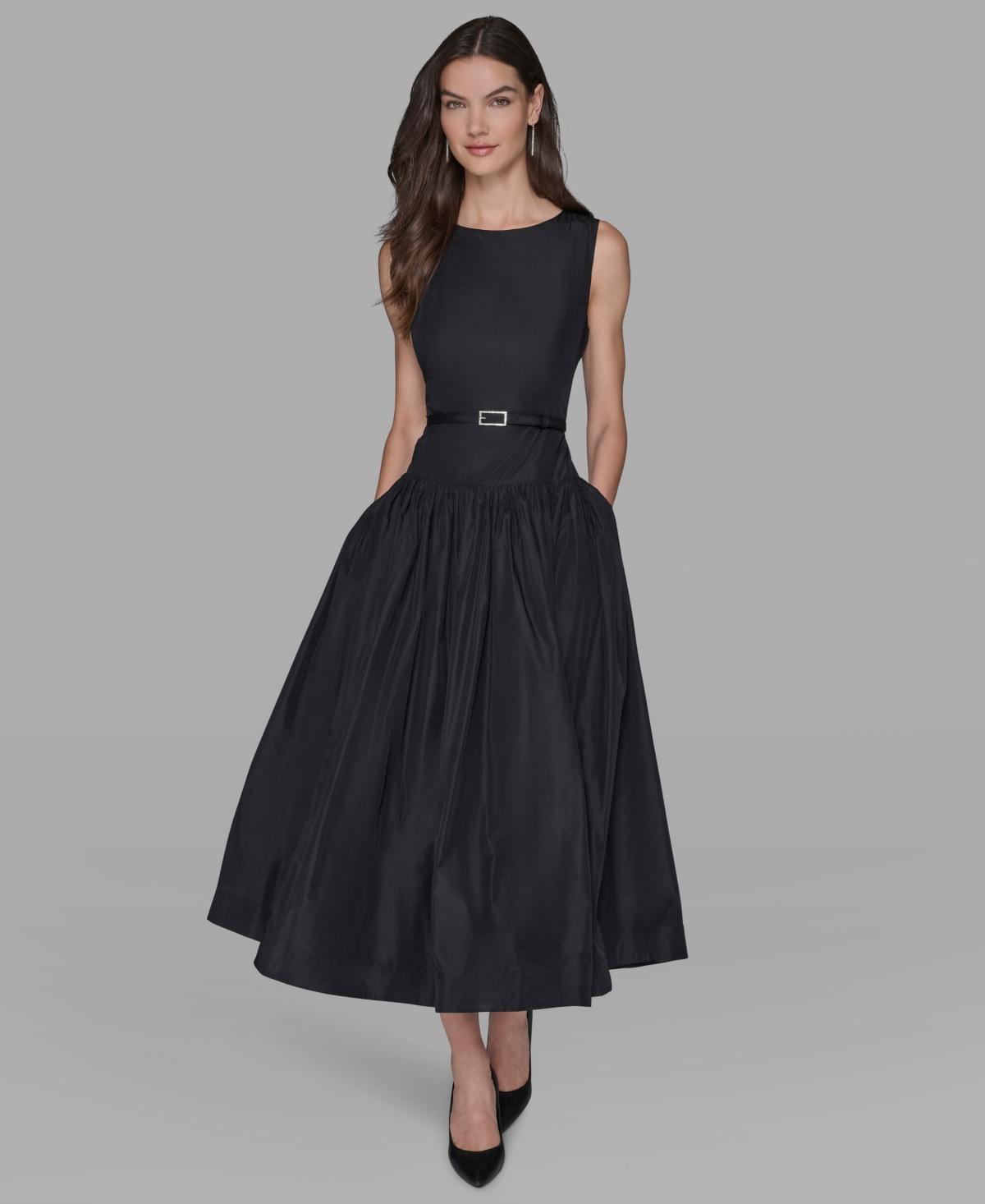 KARL LAGERFELD Taffeta Drop-waist Ball Gown in Black | Lyst KARL LAGERFELD Taffeta Drop-waist Ball Gown in Black | Lyst