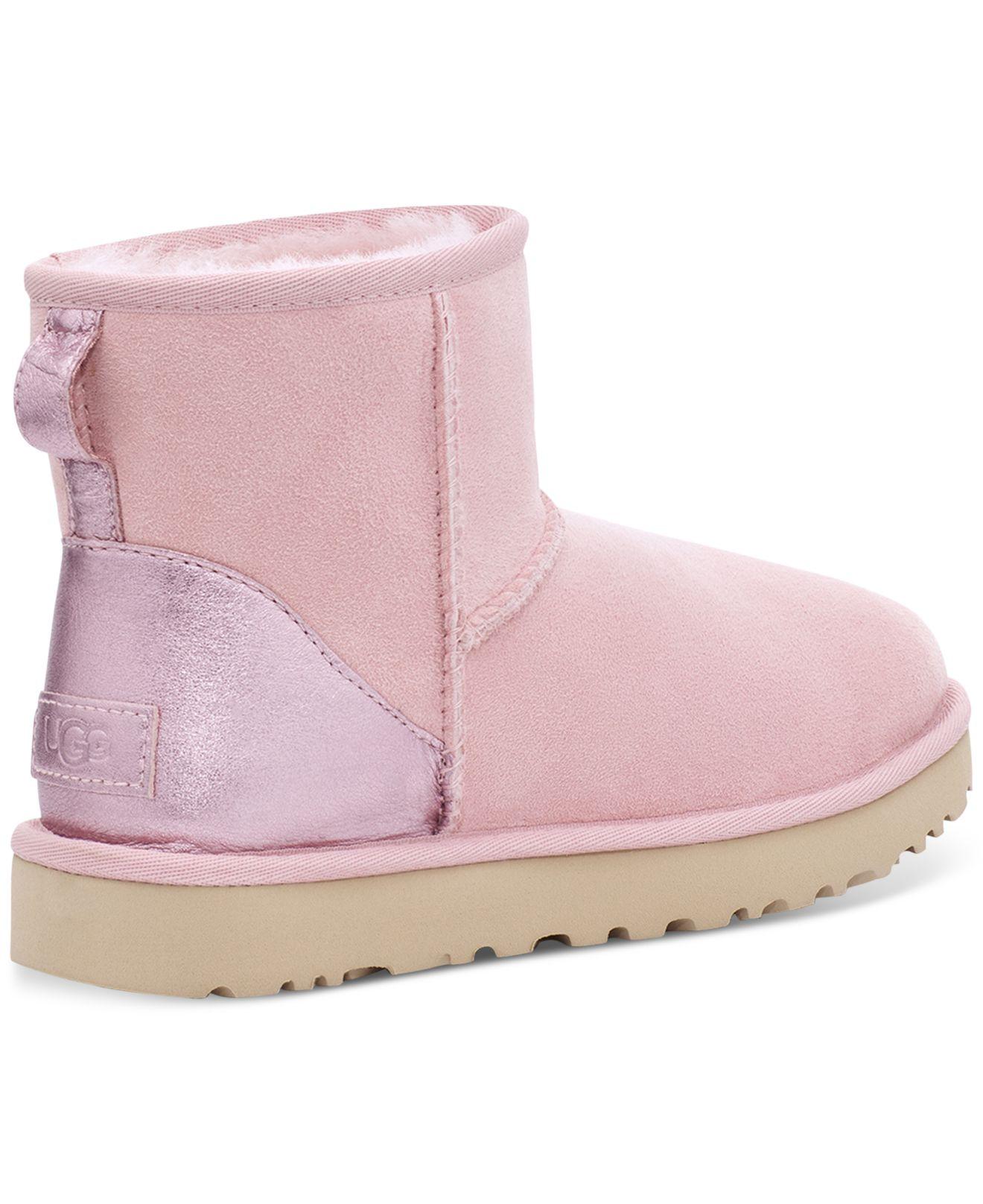 ugg boots rosa metallic