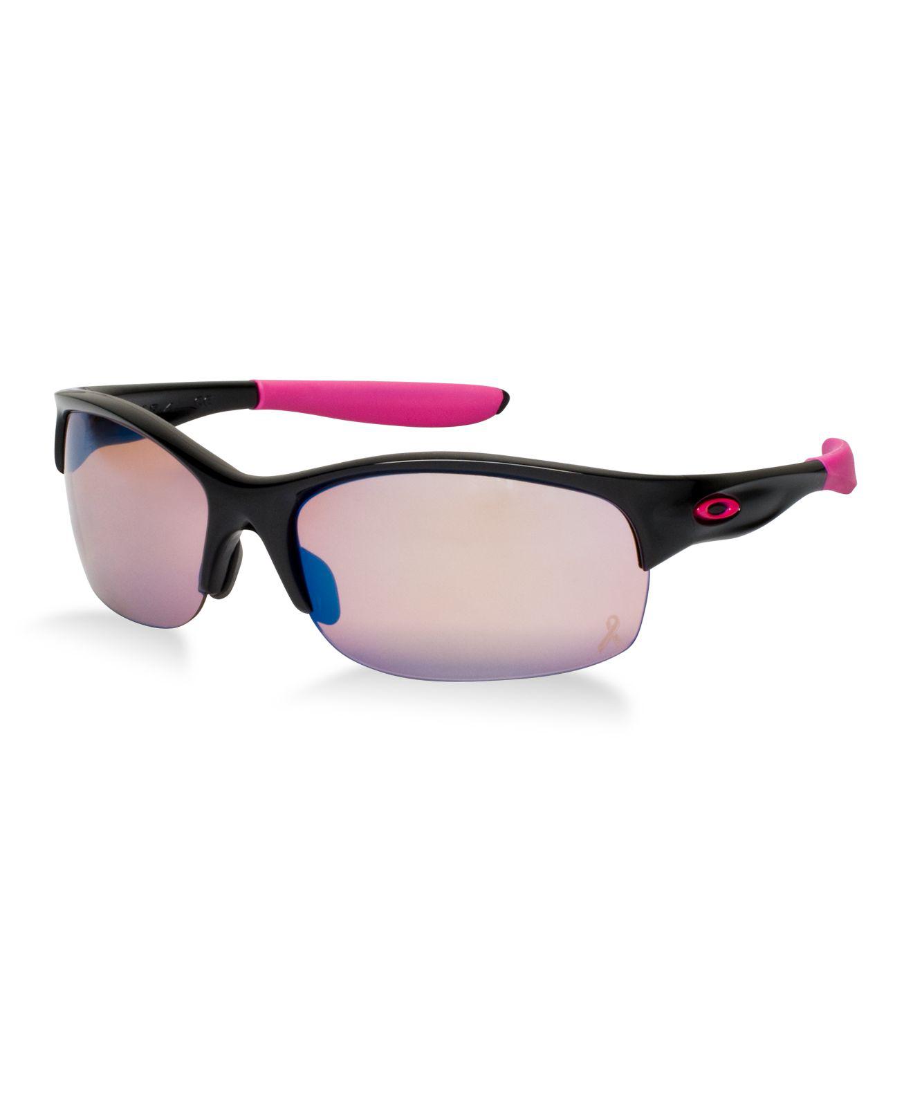 black and pink oakley sunglasses