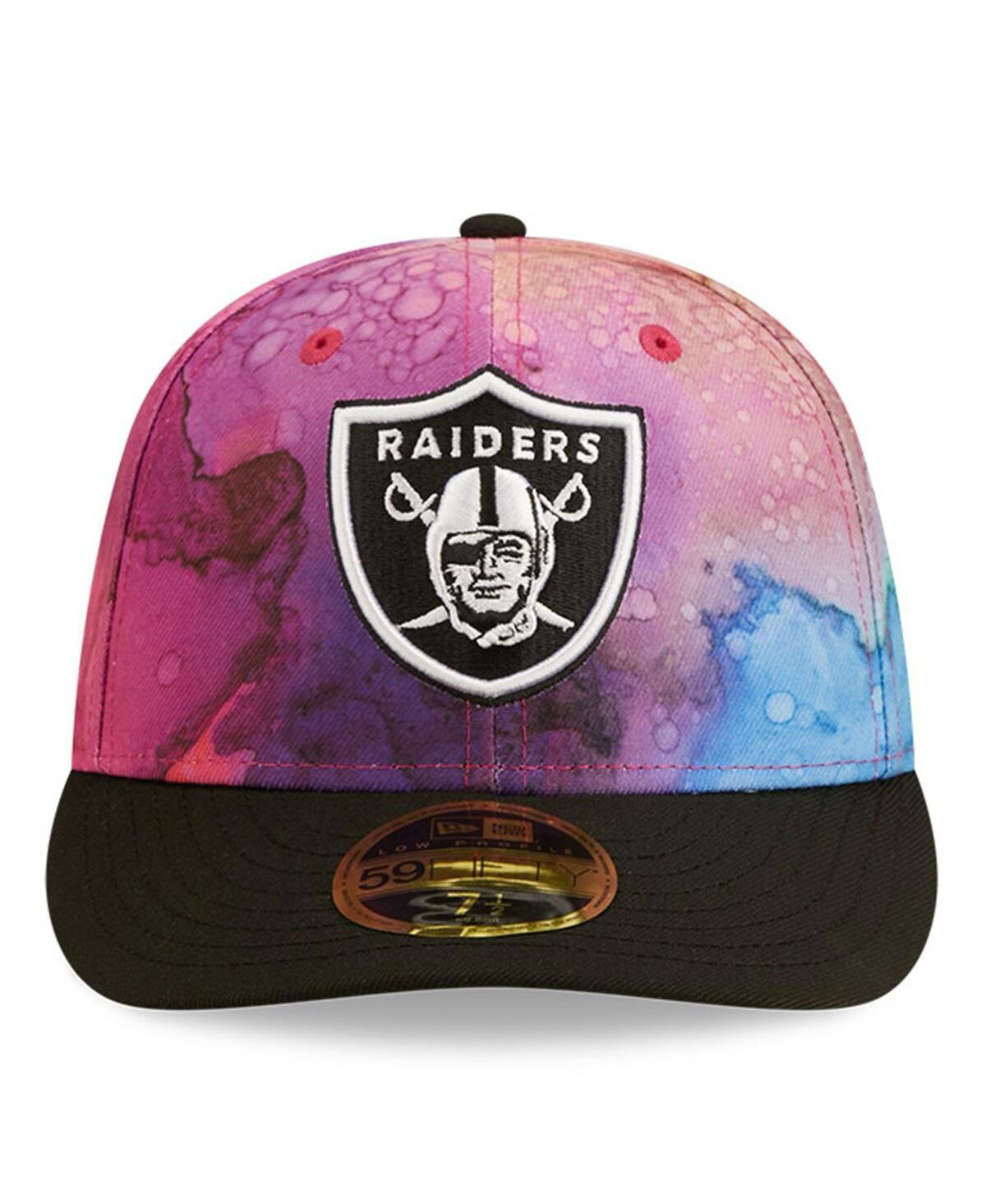 KTZ Pink, Black Las Vegas Raiders 2022 Nfl Crucial Catch Low Profile  59fifty Fitted Hat for Men