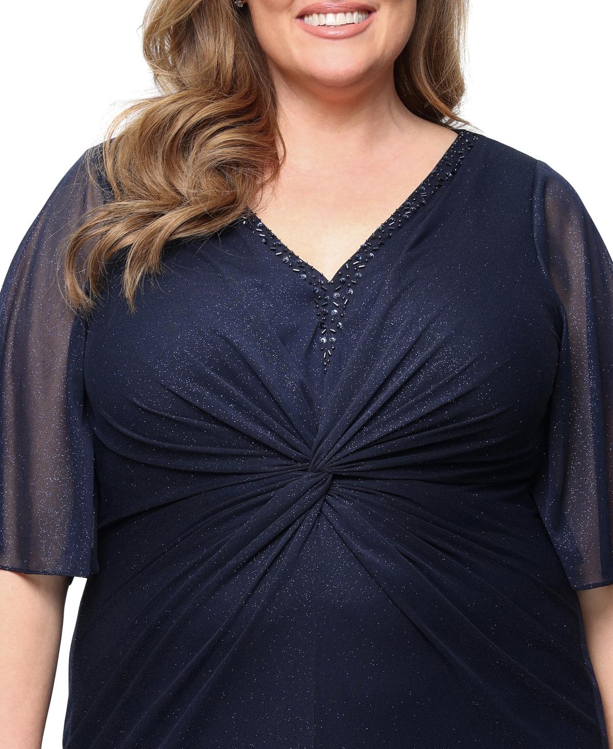 slim fit dress slacks SL Fashions 611105 Short Plus Size Dress