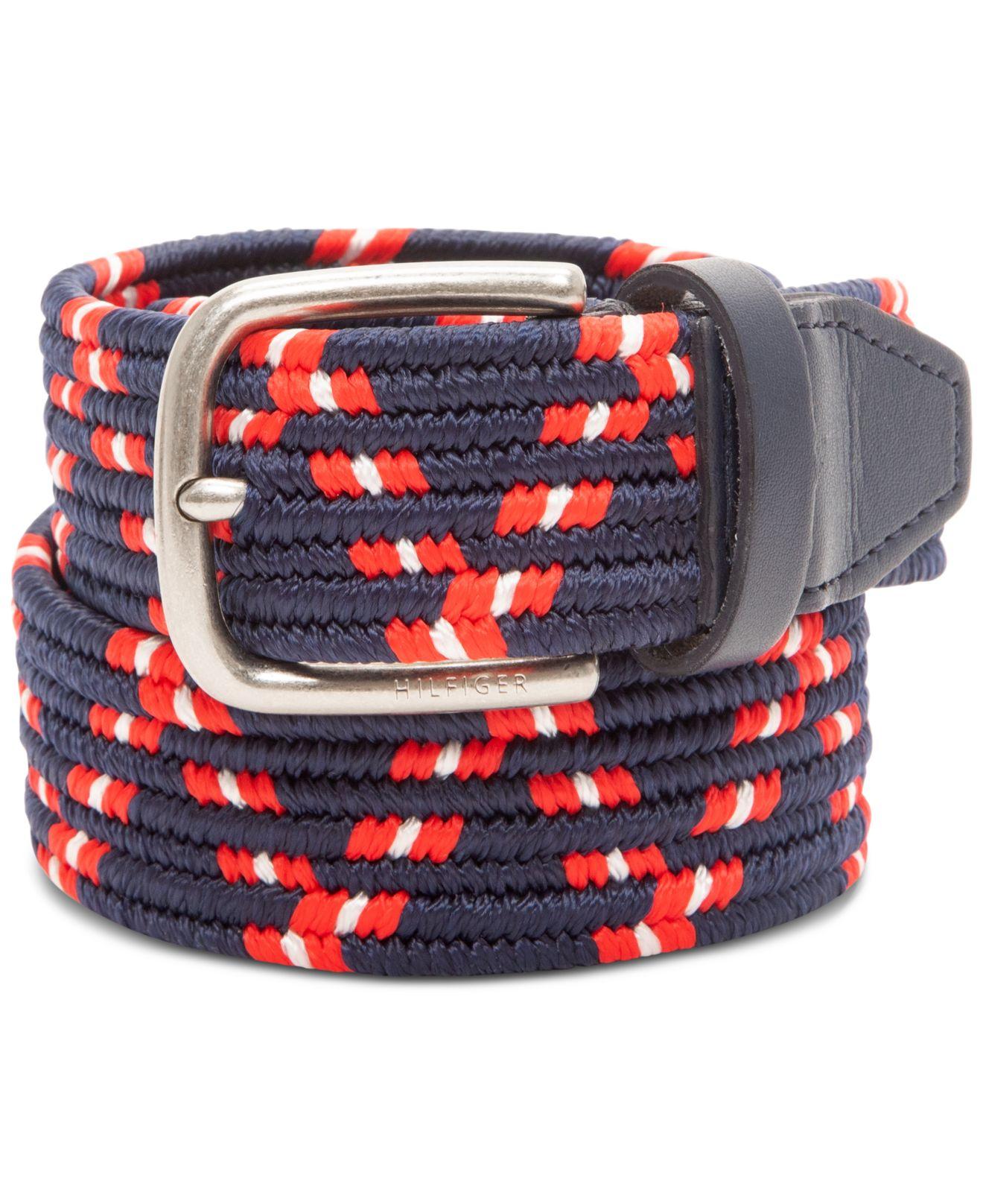 tommy hilfiger fabric belt