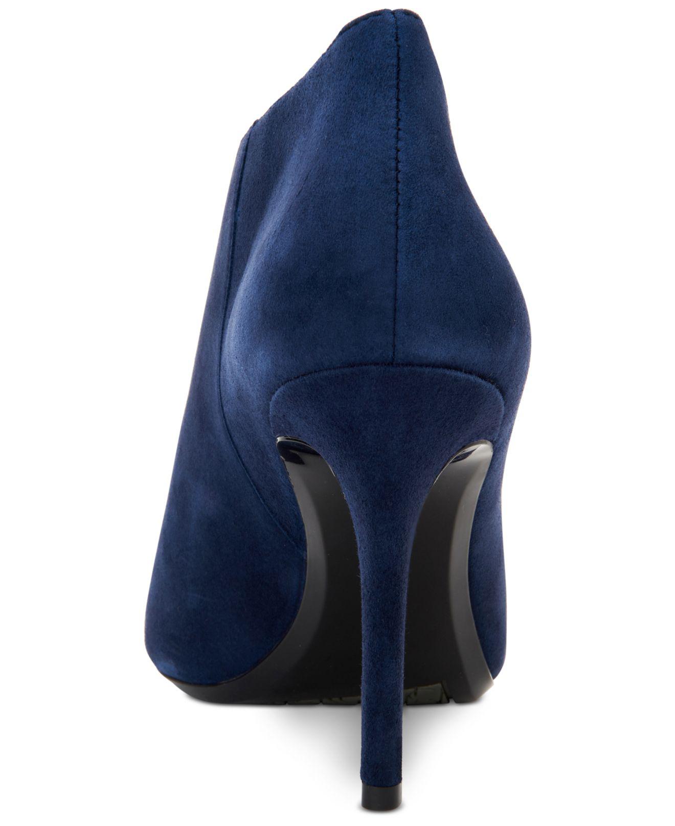 calvin klein open toe booties