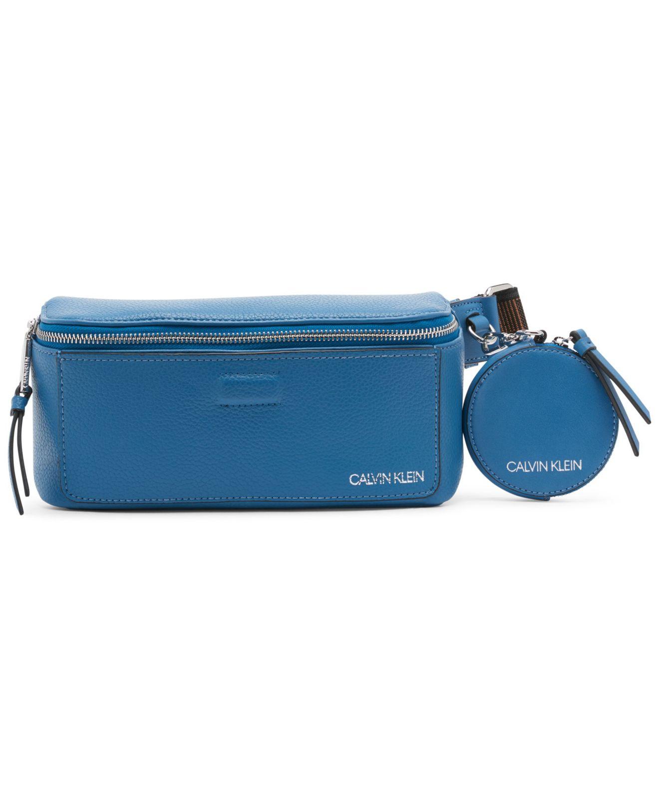 Calvin Klein Millie Belt Bag in Blue | Lyst