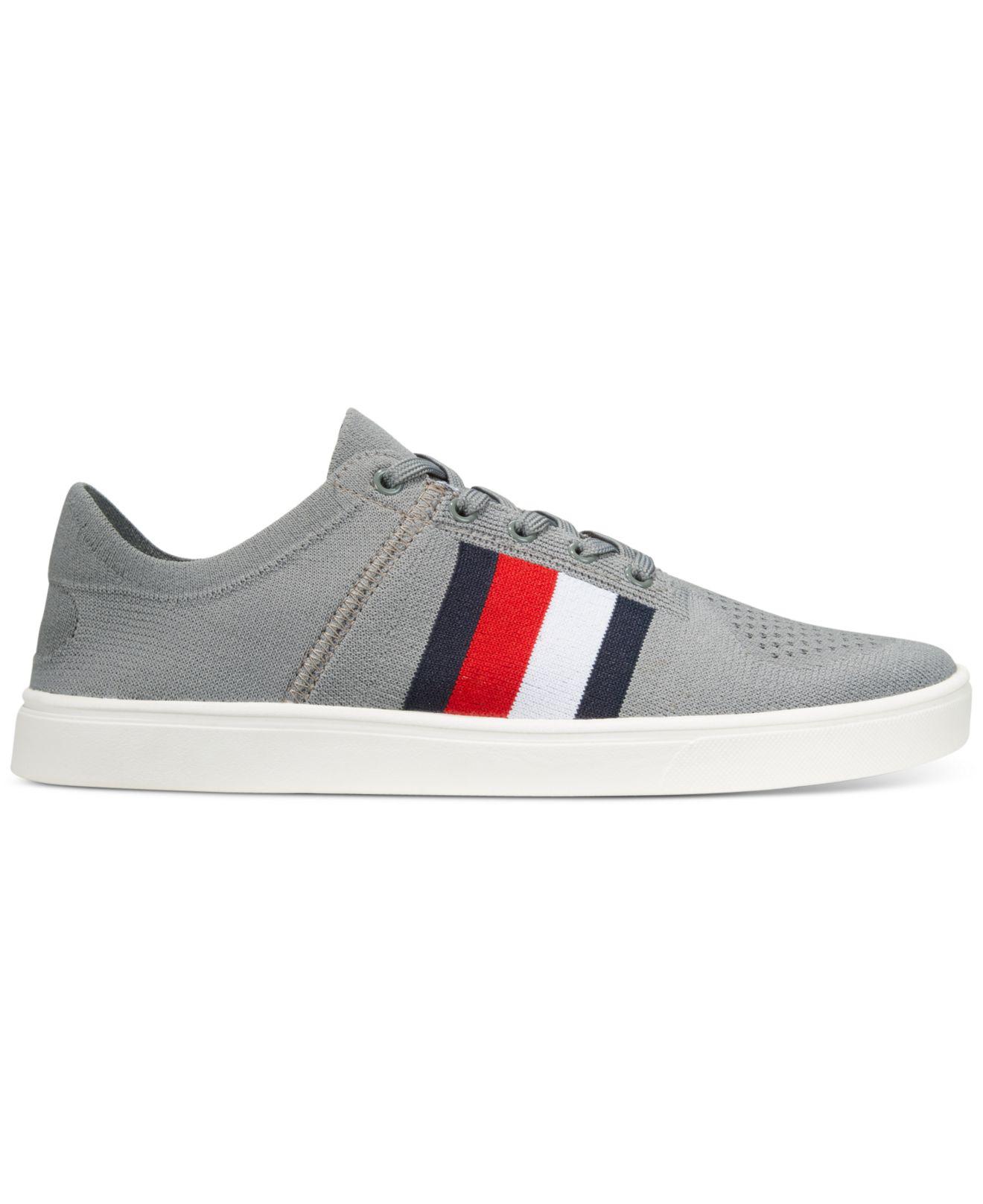 Tommy Hilfiger Men's Archer Engineered Knit Sneakers in Gray for Men | Lyst
