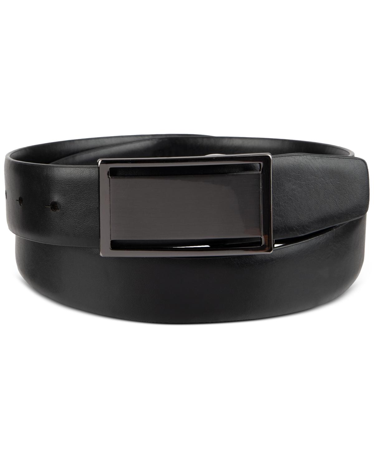 Alfani Reversible Cut out Plaque Belt in Black for Men Lyst