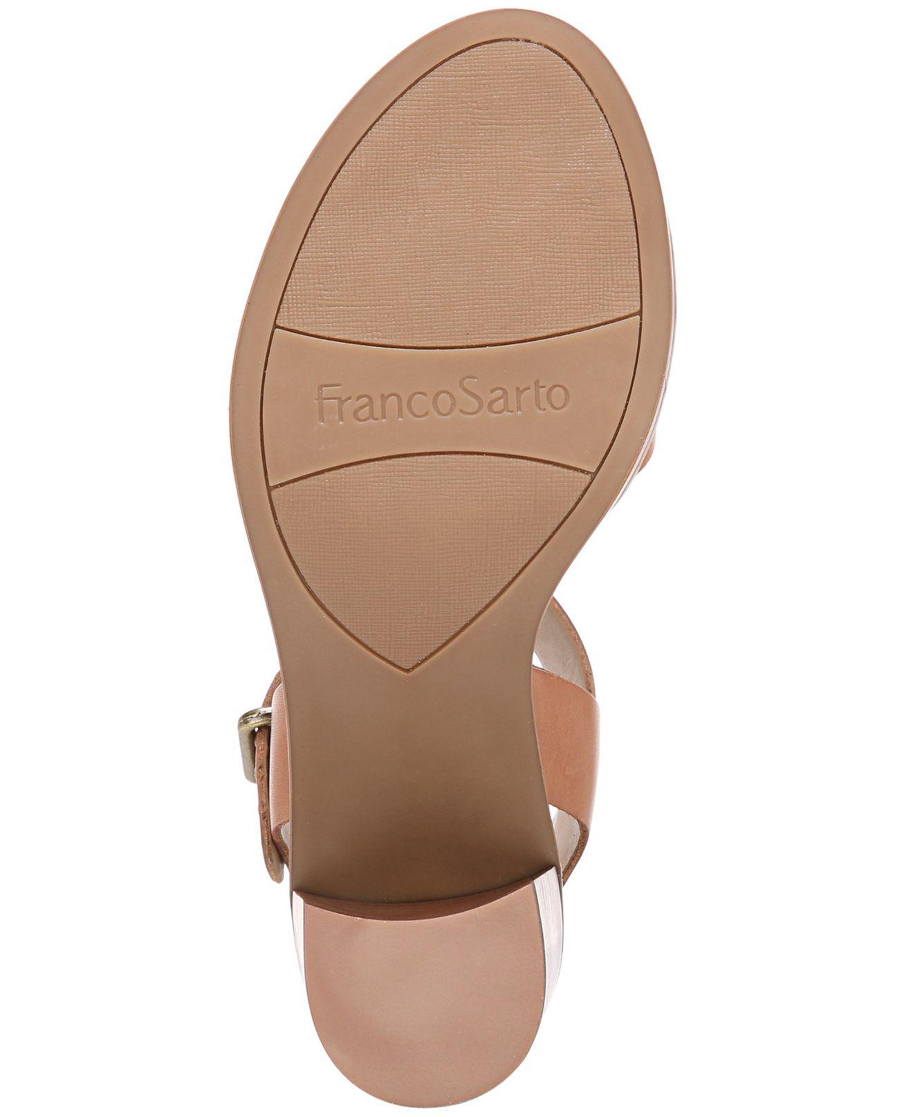 franco sarto havana block heel