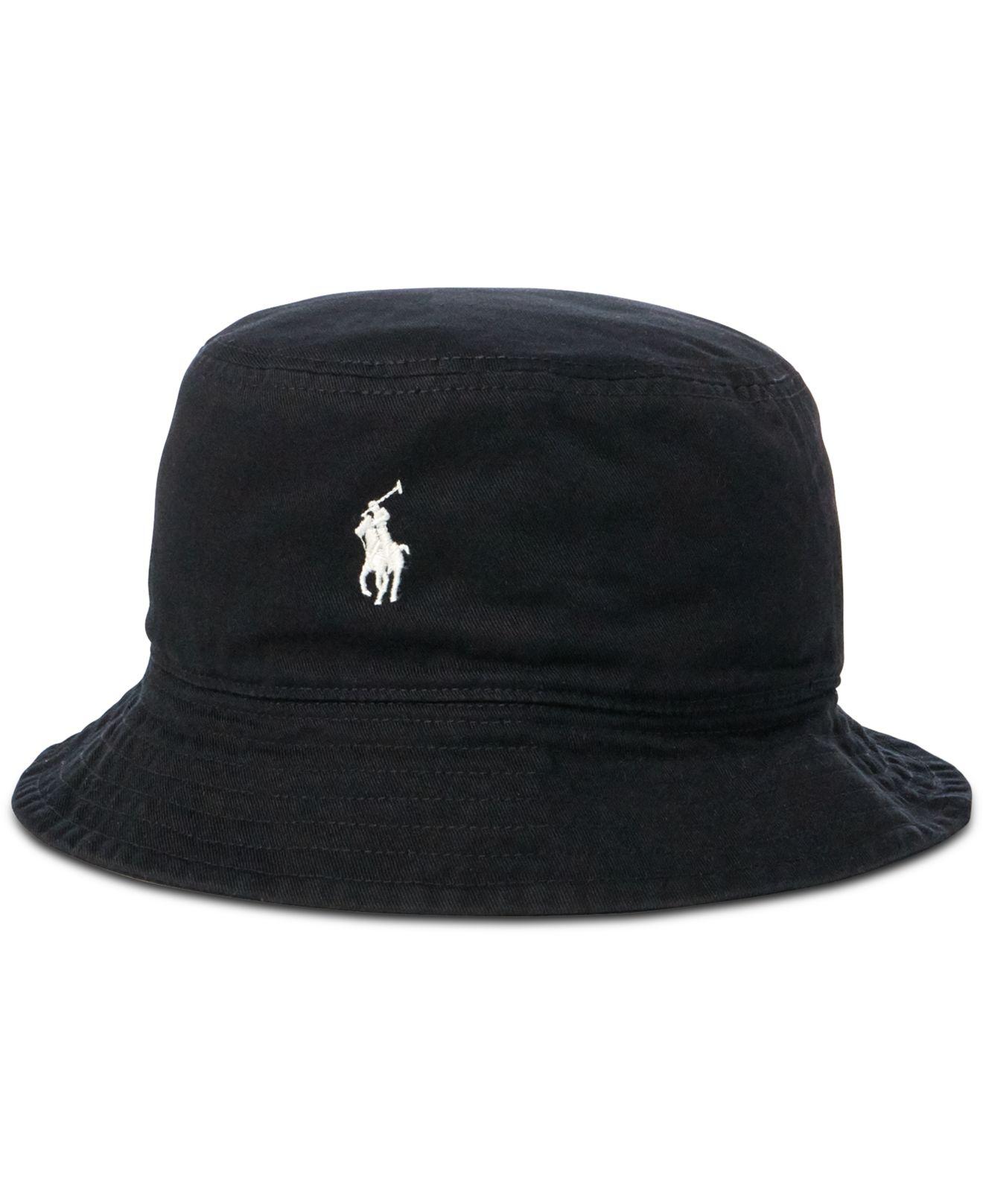 Ralph Lauren Twill Bucket Hat in for Men | Lyst