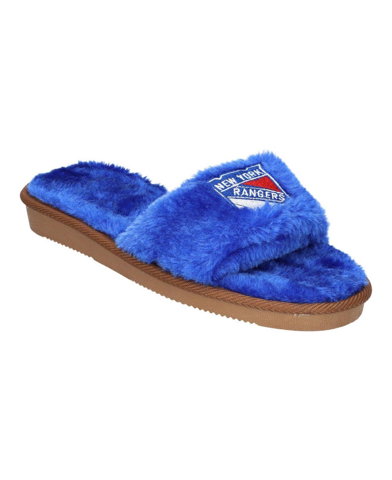 St. Louis Blues FOCO Women's Faux Fur Slide Slippers