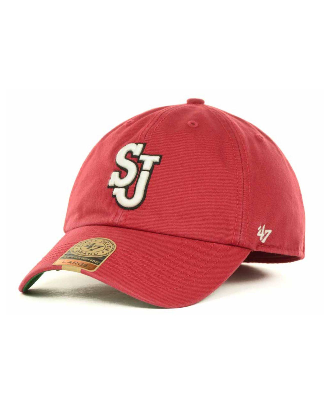 Washington Nationals '47 Team Franchise Fitted Hat - Red