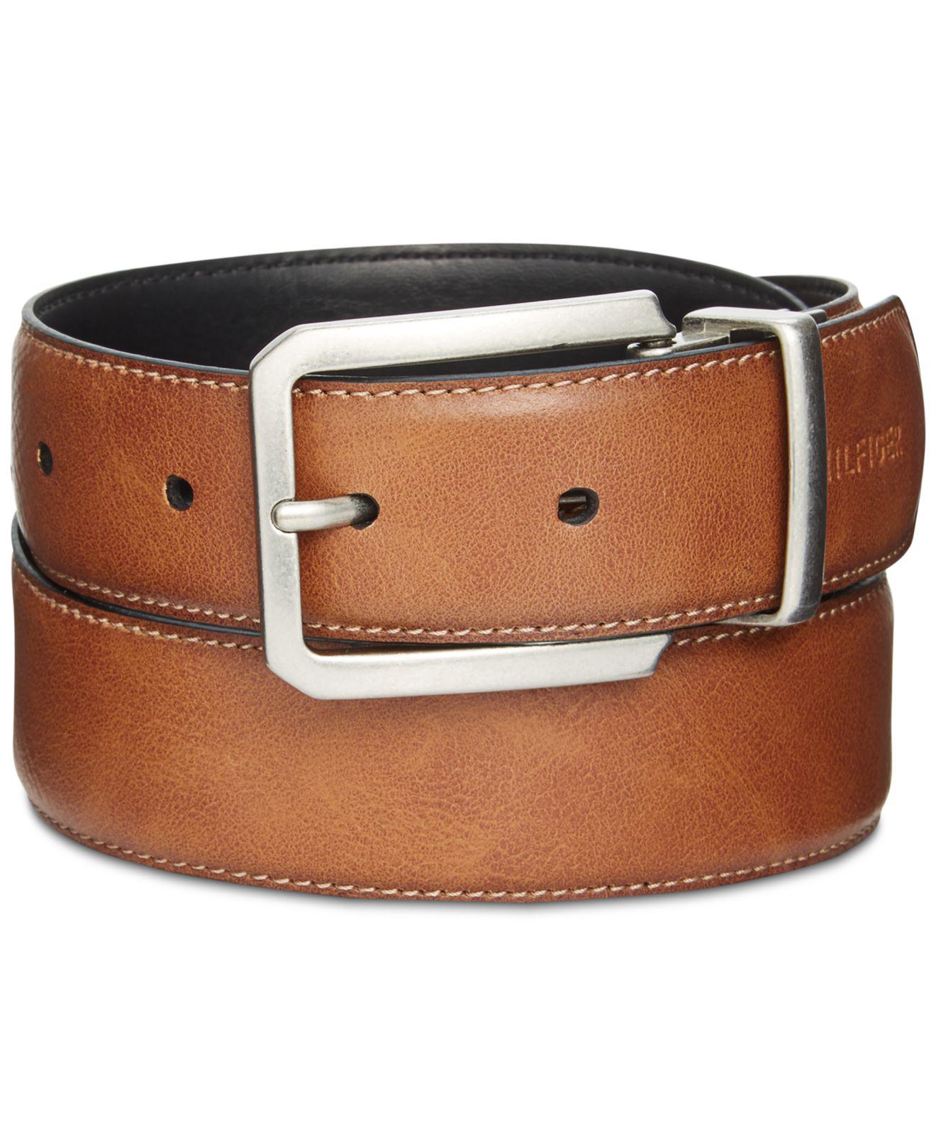 tommy hilfiger belt tan