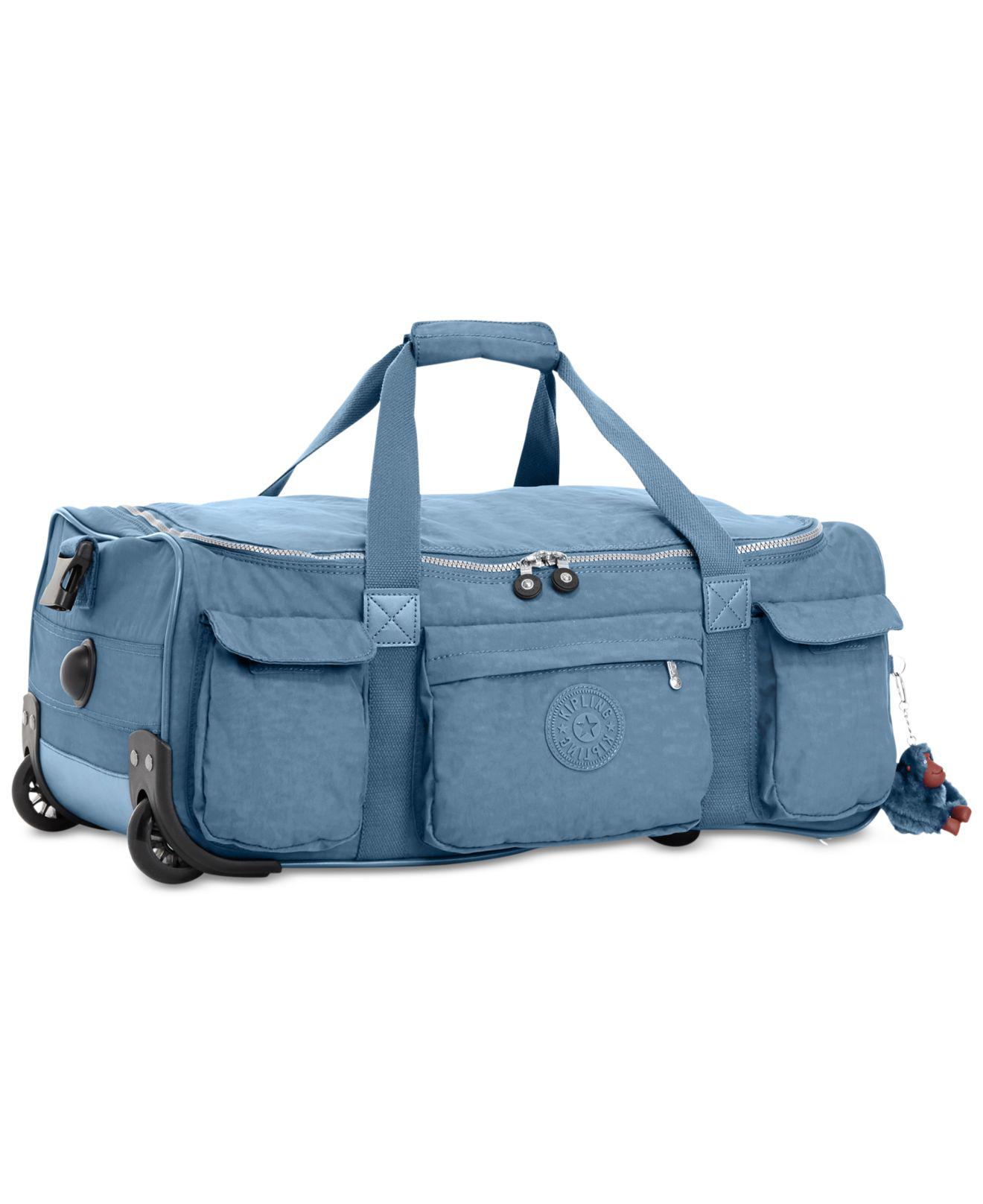 Kipling Synthetic Discover Small Carry-on Wheeled Duffle in Blue | Lyst