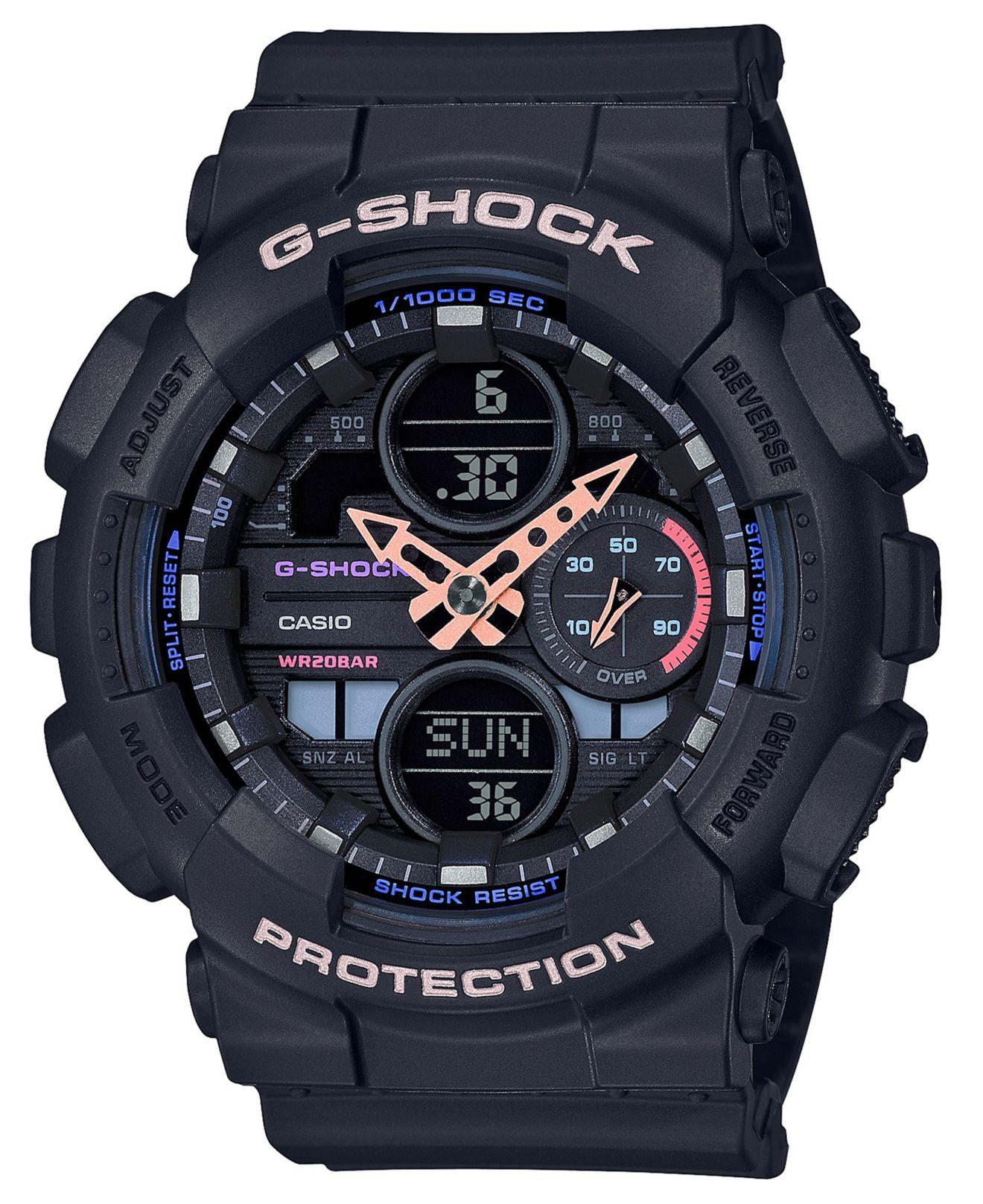 g shock analog black