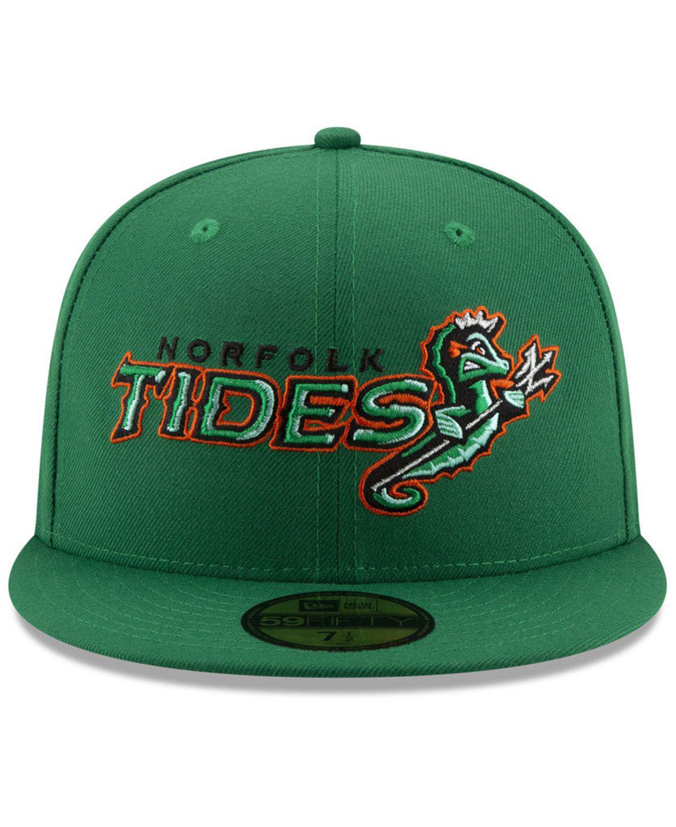 KTZ Wool Norfolk Tides League Patch 59fiftyfitted Cap in Green for Men
