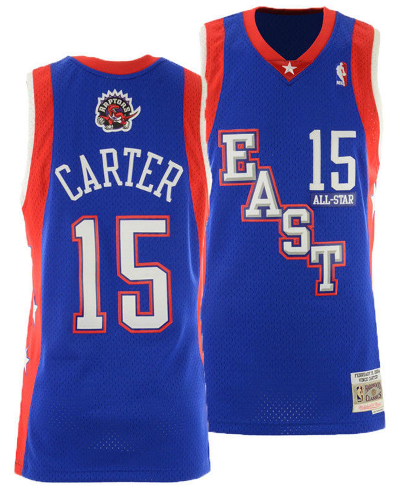 vince carter mitchell and ness t shirt