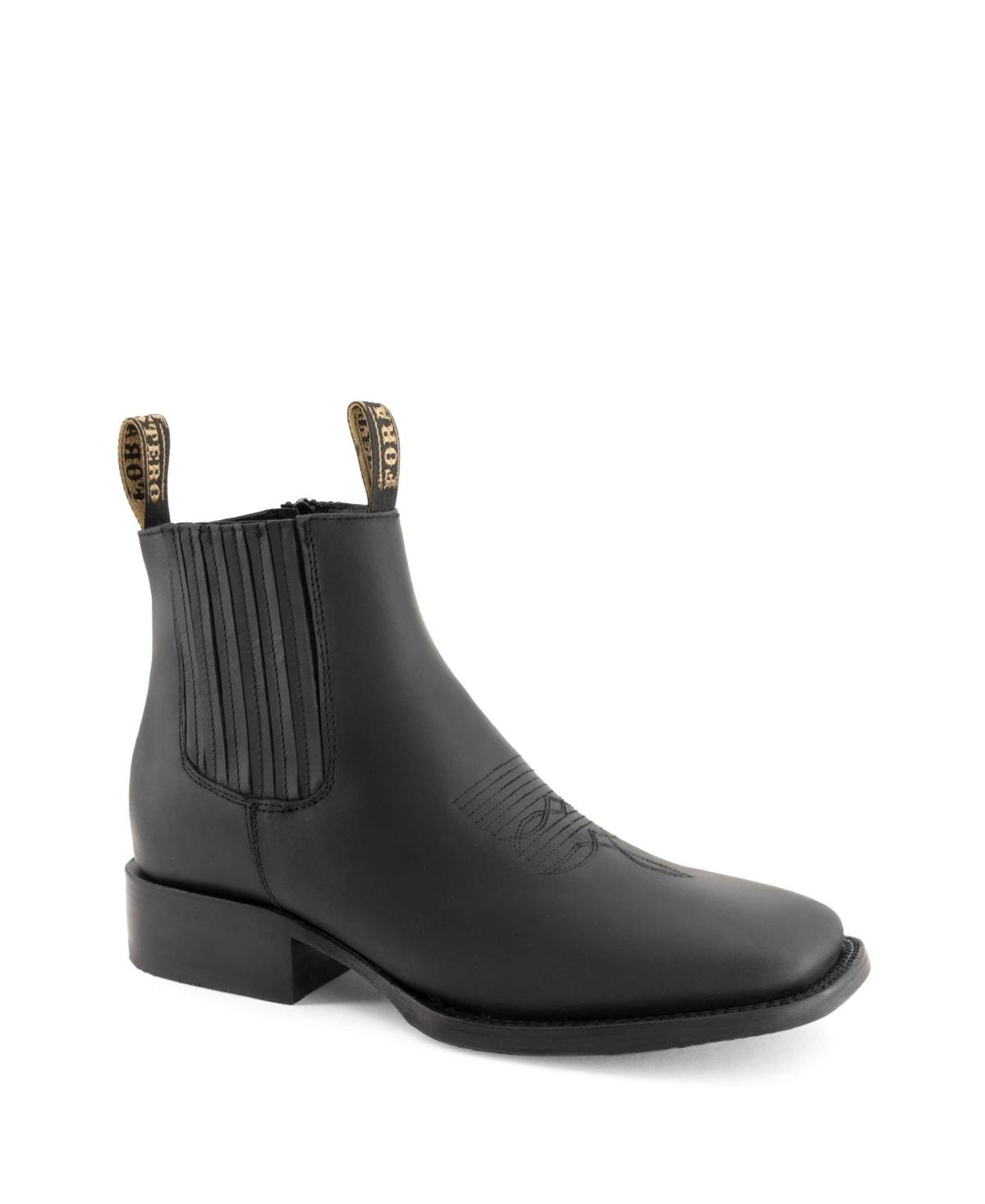 NEW FORASTERO men\'s leather chelsea boots with elastic shaft in black Mens Black Chelsea Boots | Goodyear Welted | Sparrods & Co main image 4