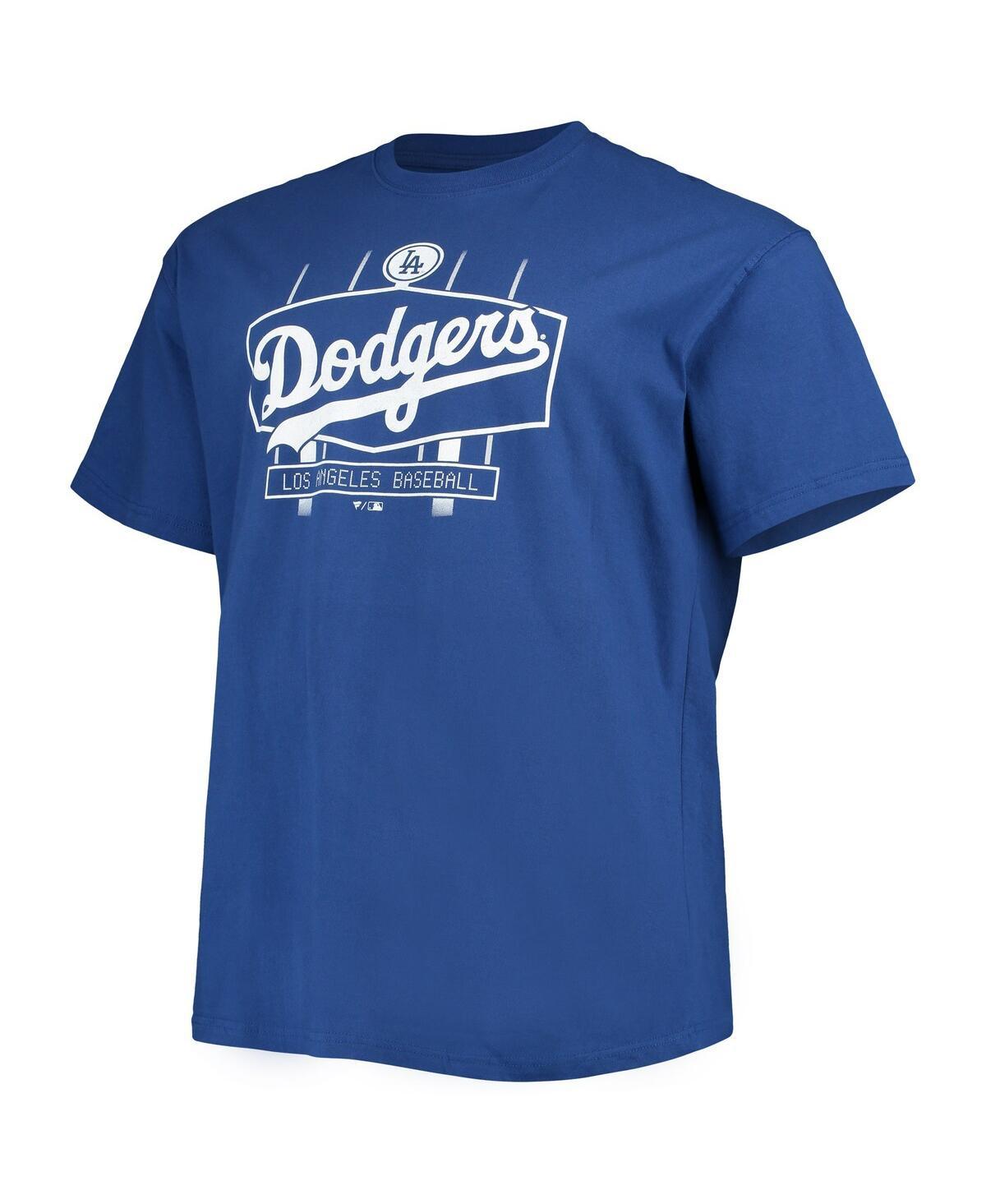 Profile Los Angeles Dodgers Big And Tall Hometown Collection Scoreboard T- shirt in Blue for Men