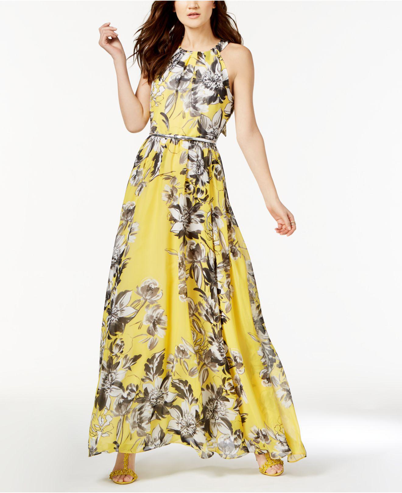 Lyst - Inc international concepts Floral-print Maxi Dress, Created For Macy&#39;s in Metallic