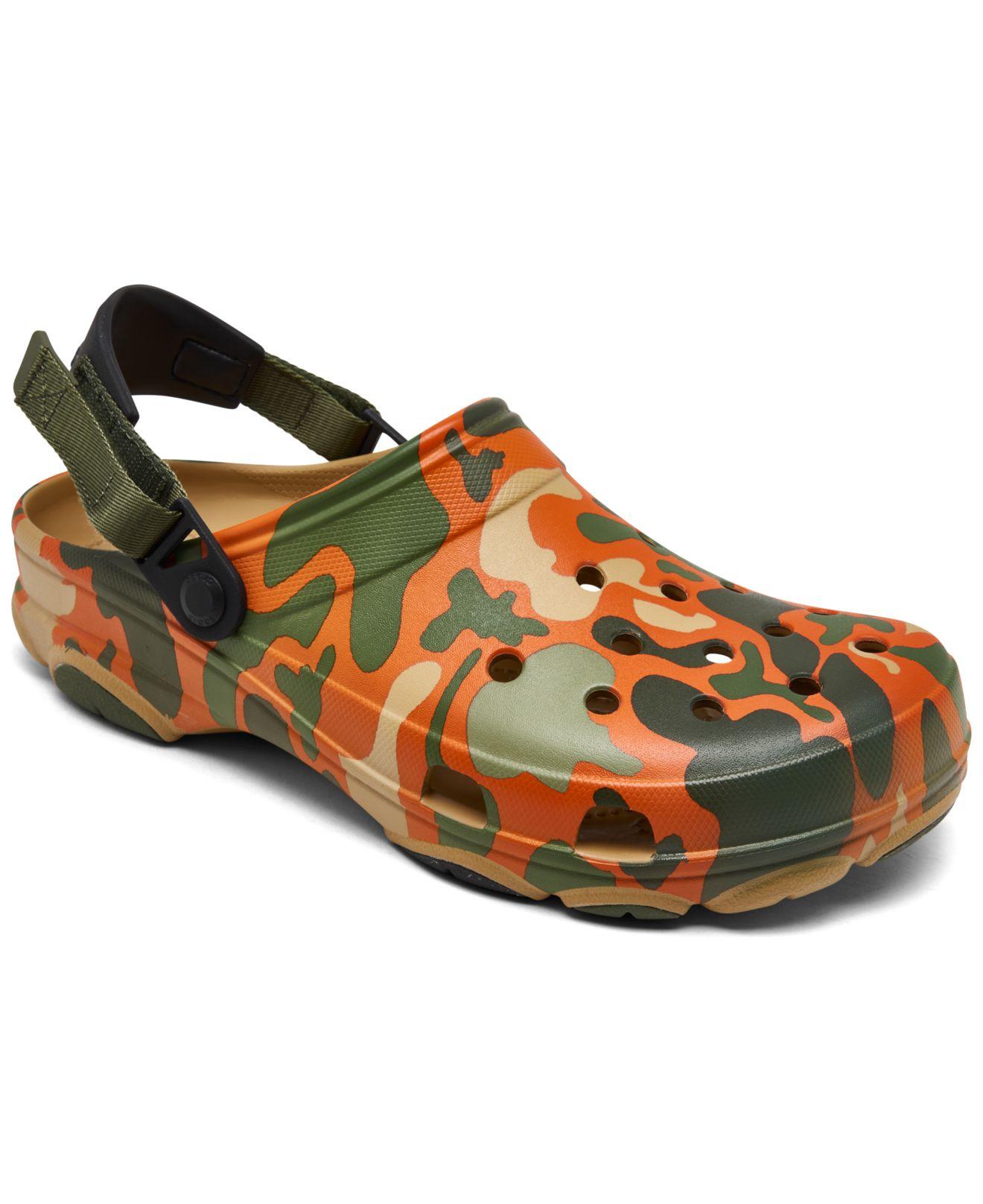 Crocs™ Classic Allterrain Camo Clogs From Finish Line in Brown for Men