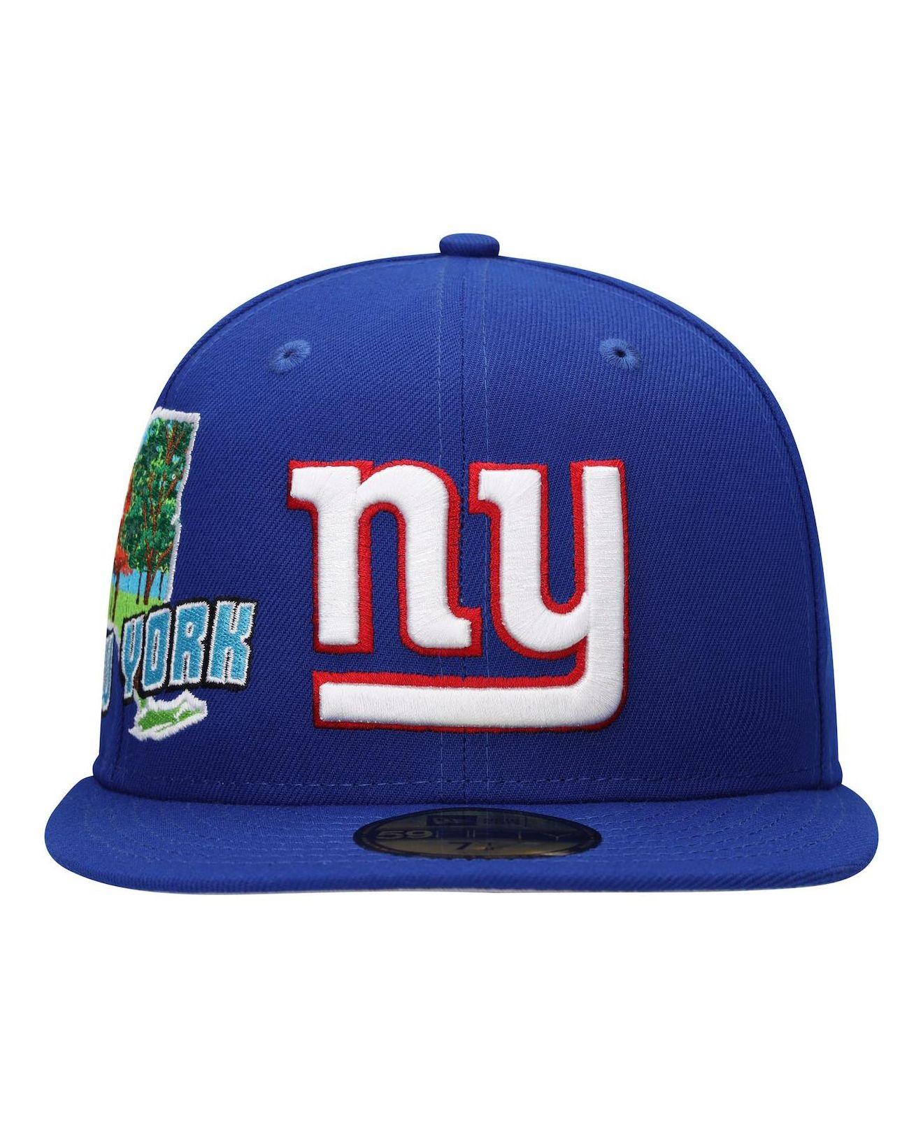 KTZ Royal New York Giants State View 59fifty Fitted Hat in Blue for Men