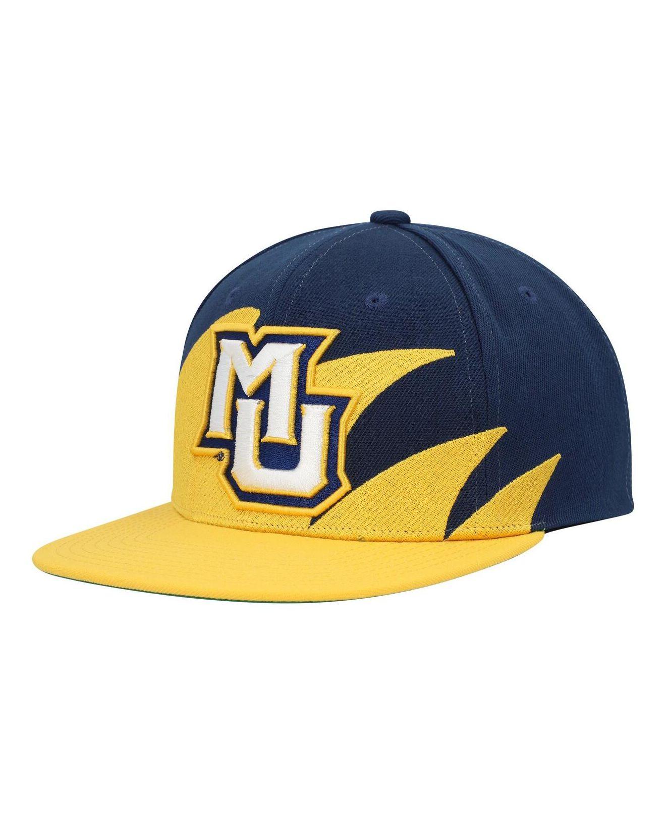 Mitchell & Ness Blue, Gold Marquette Golden Eagles 2-tone 2.0